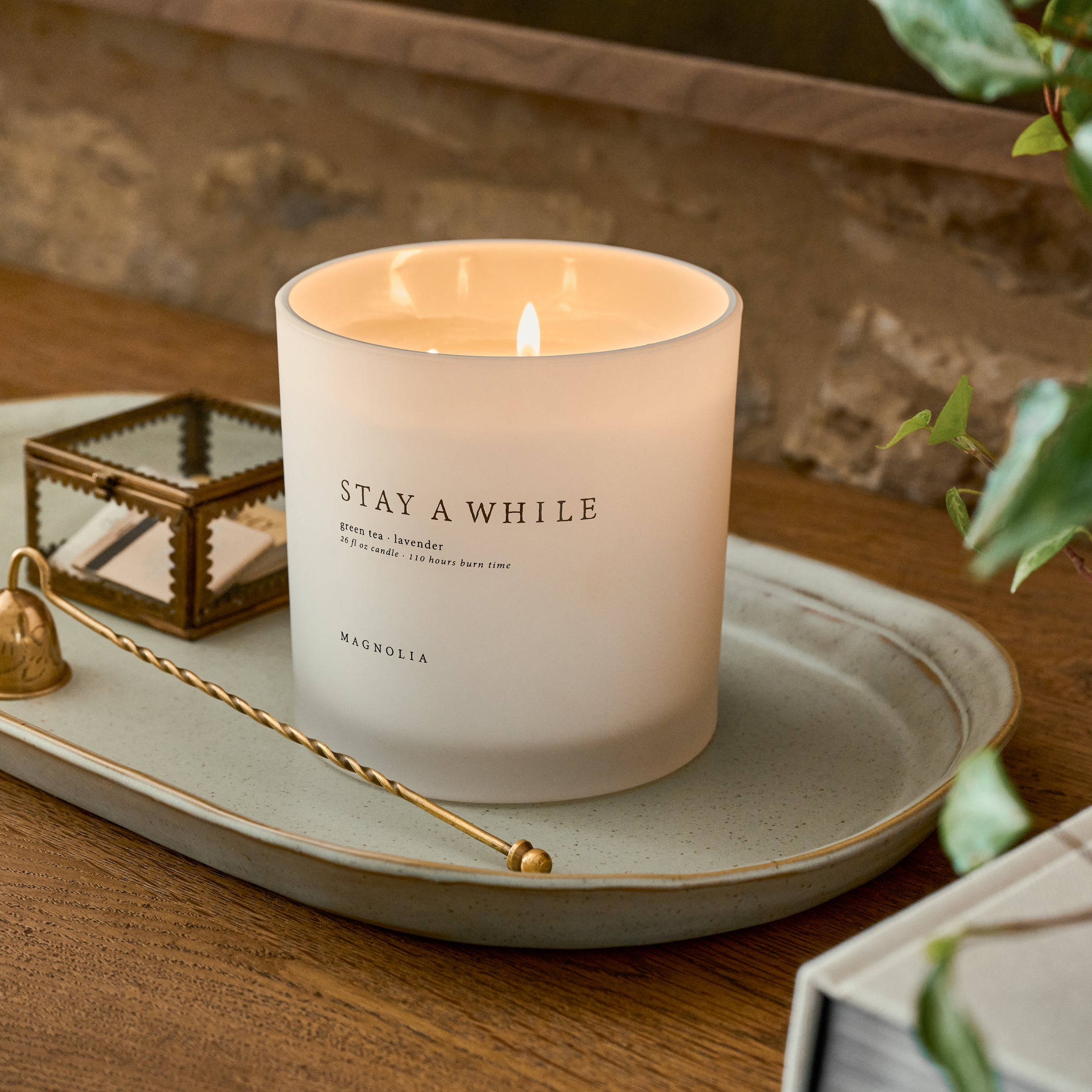 Magnoliass Stay a While Candle