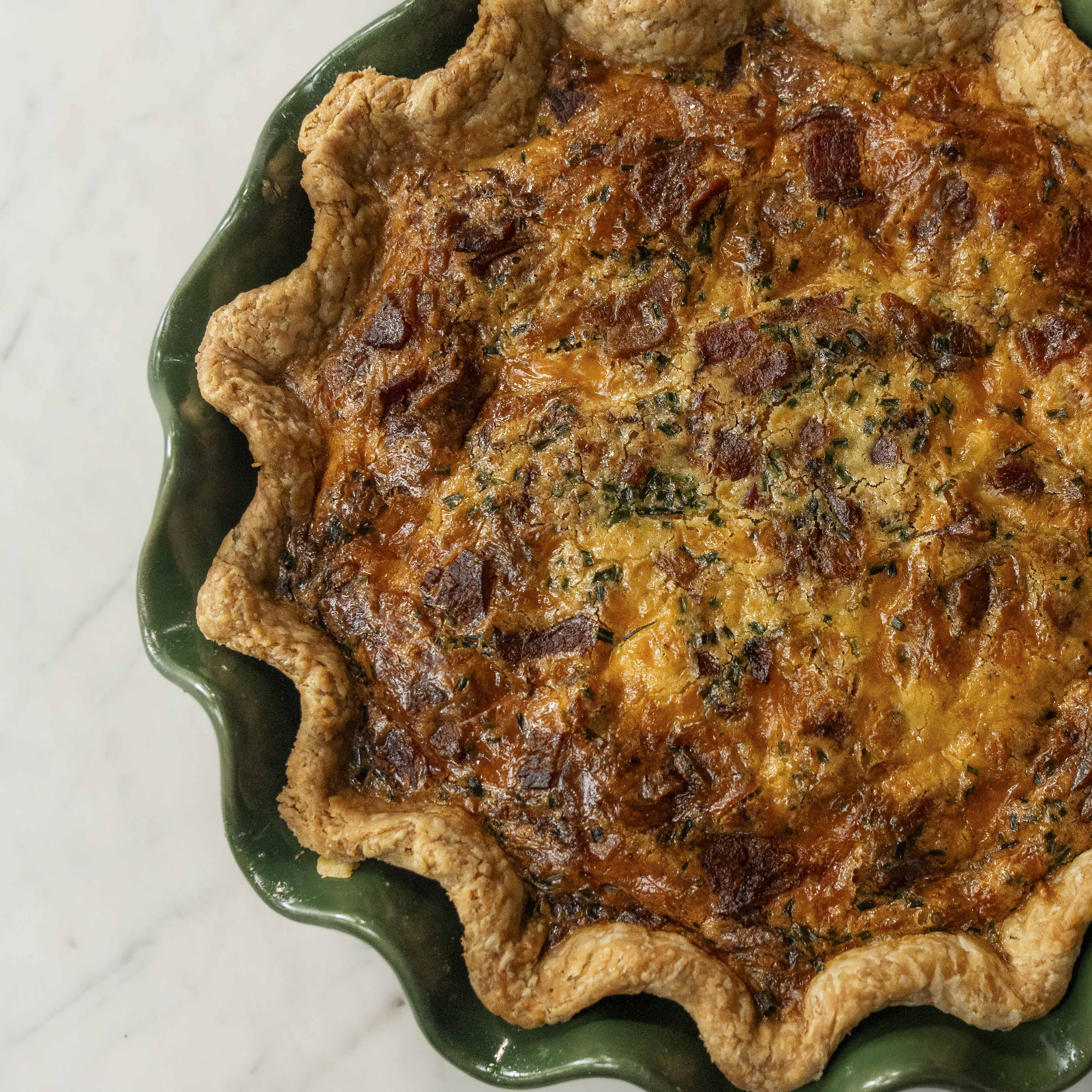 Bacon Cheddar Quiche