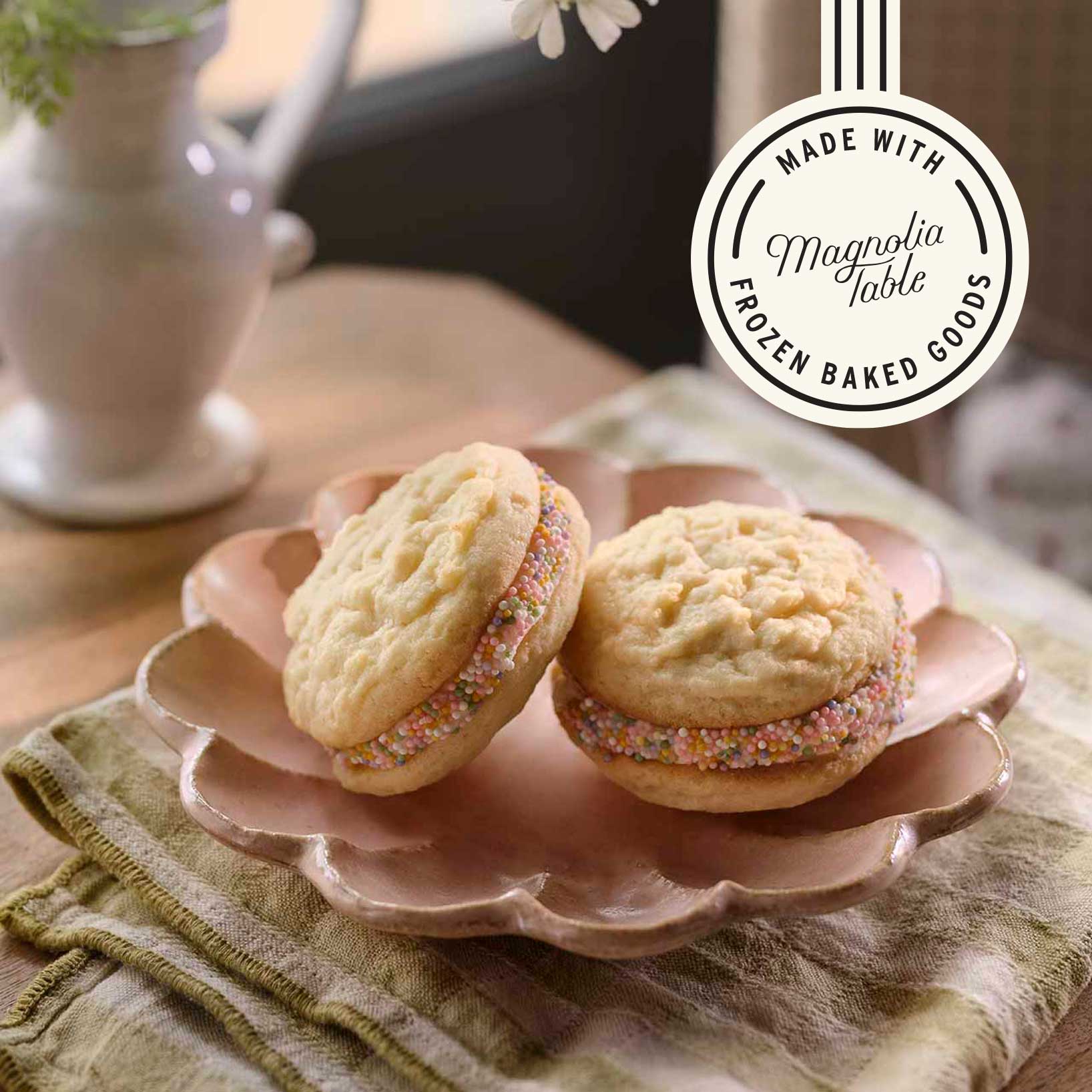 Make it Jo's Way Sugar Cookie Sandwich Recipe - made with Magnoliass Table Frozen Baked Goods