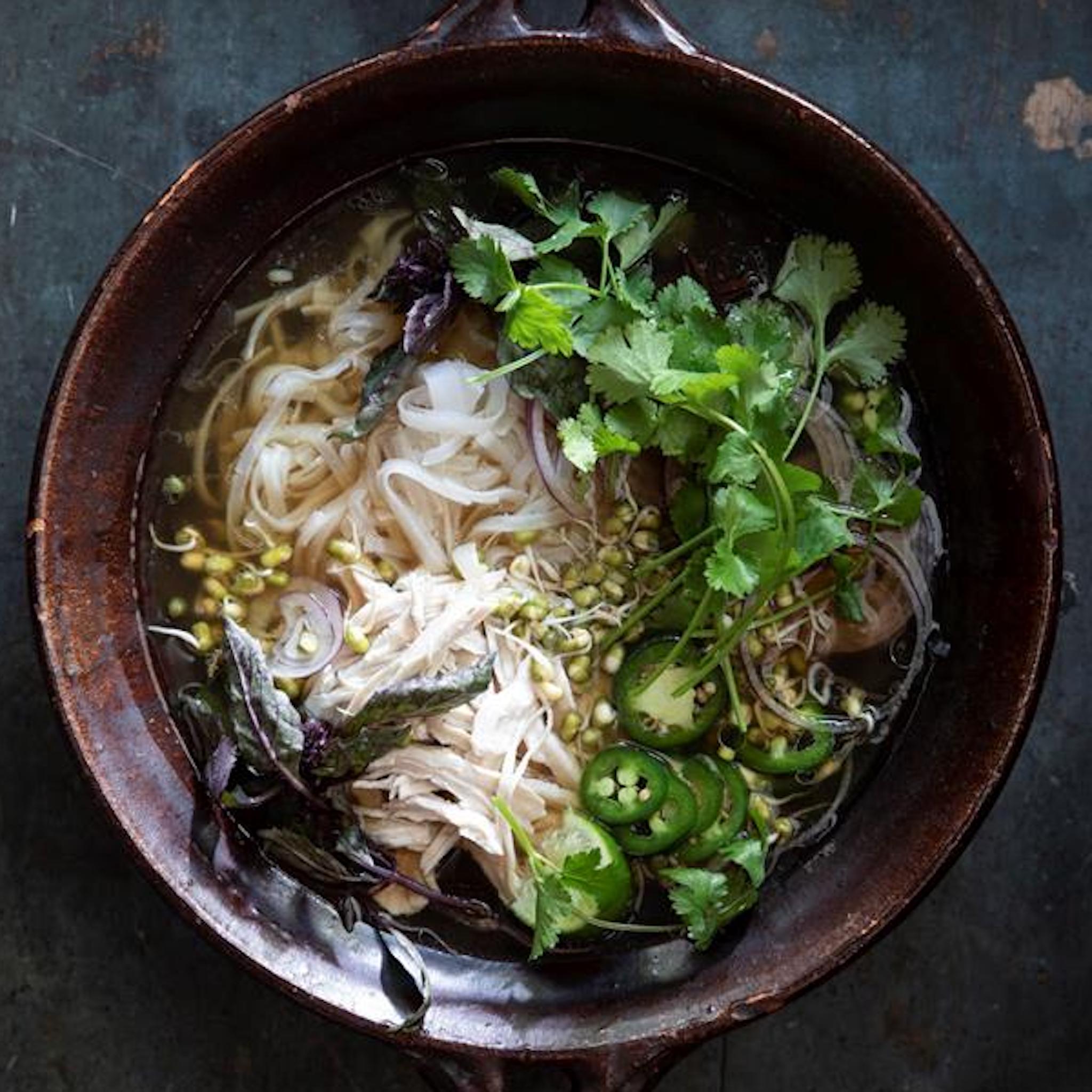 Chicken Pho from Magnoliass Table, Volume 3. 