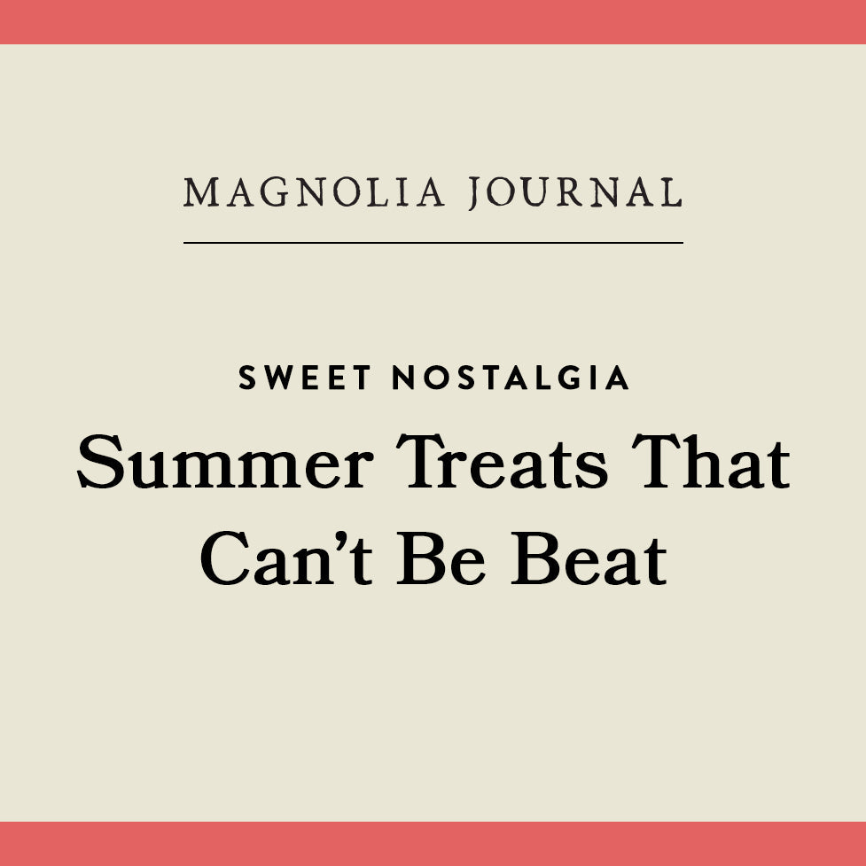 From the Journal: Retro Frozen Treat Recipes graphic