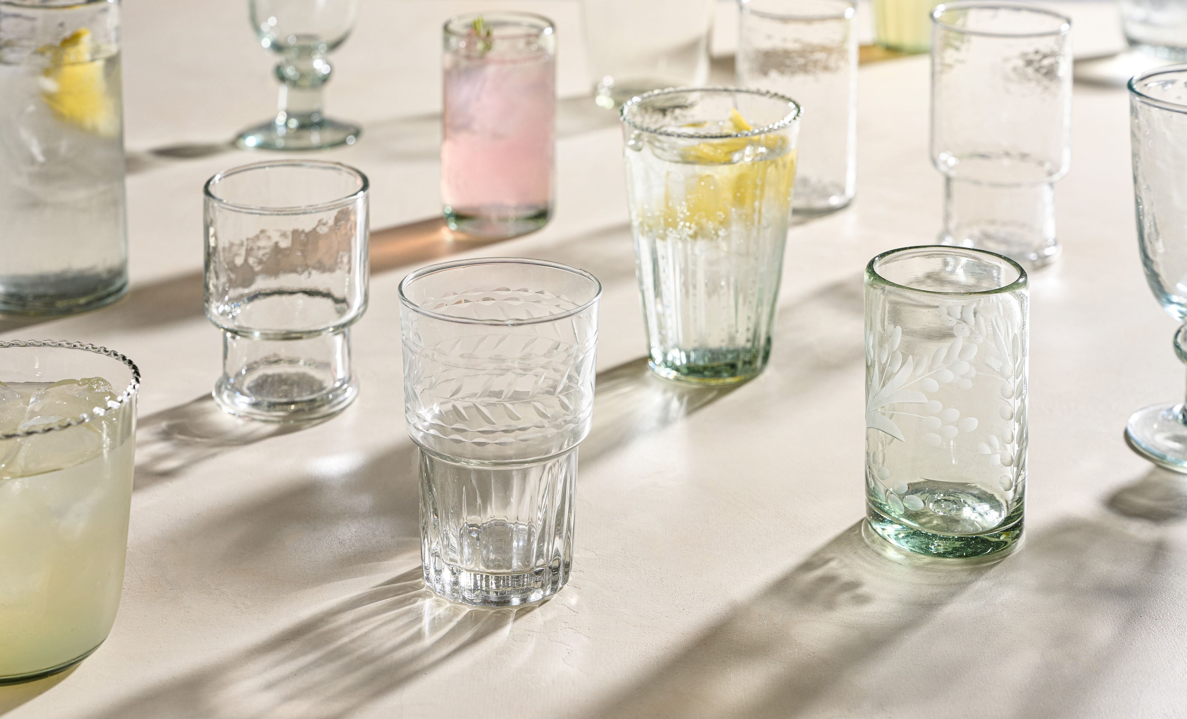 Shop Magnoliass Drinkware and Pitchers including Mugs, Pitchers, Glasses, Tumblers, Carafes and Stemware.