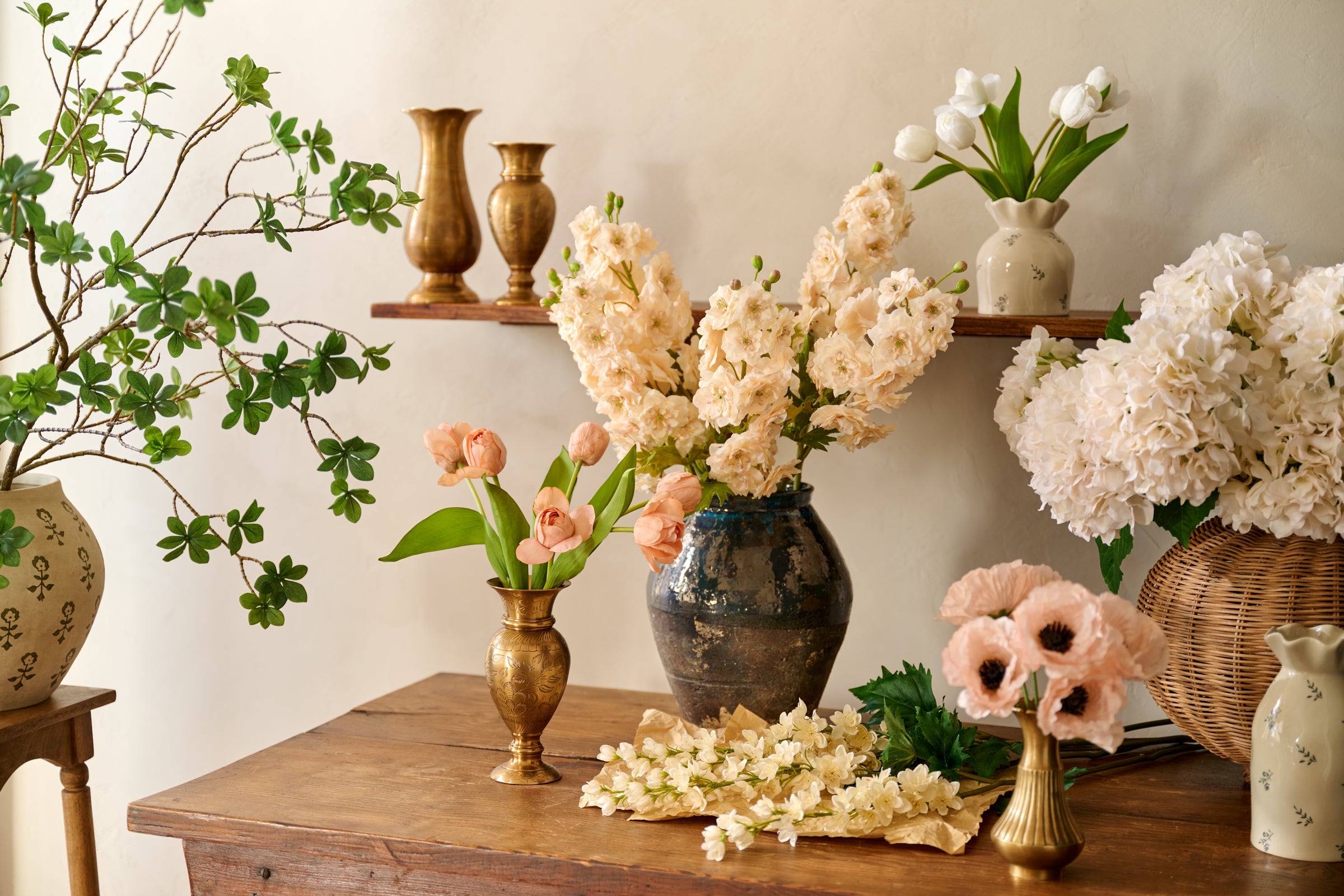 Shop Vases & Faux Floral Arrangements