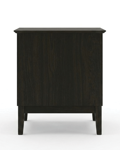 Aspen Nightstand back view