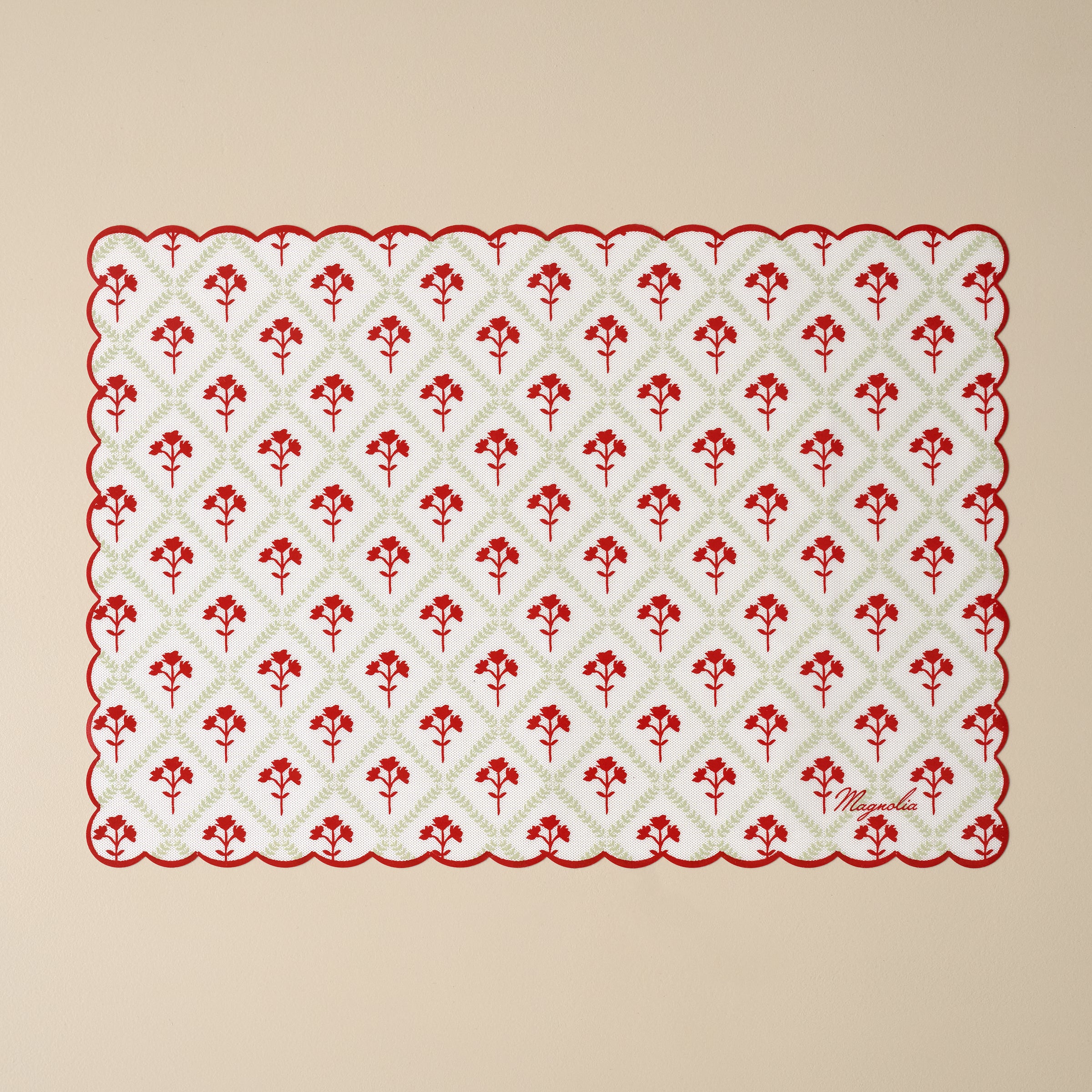 Holiday Scalloped Baking Mat