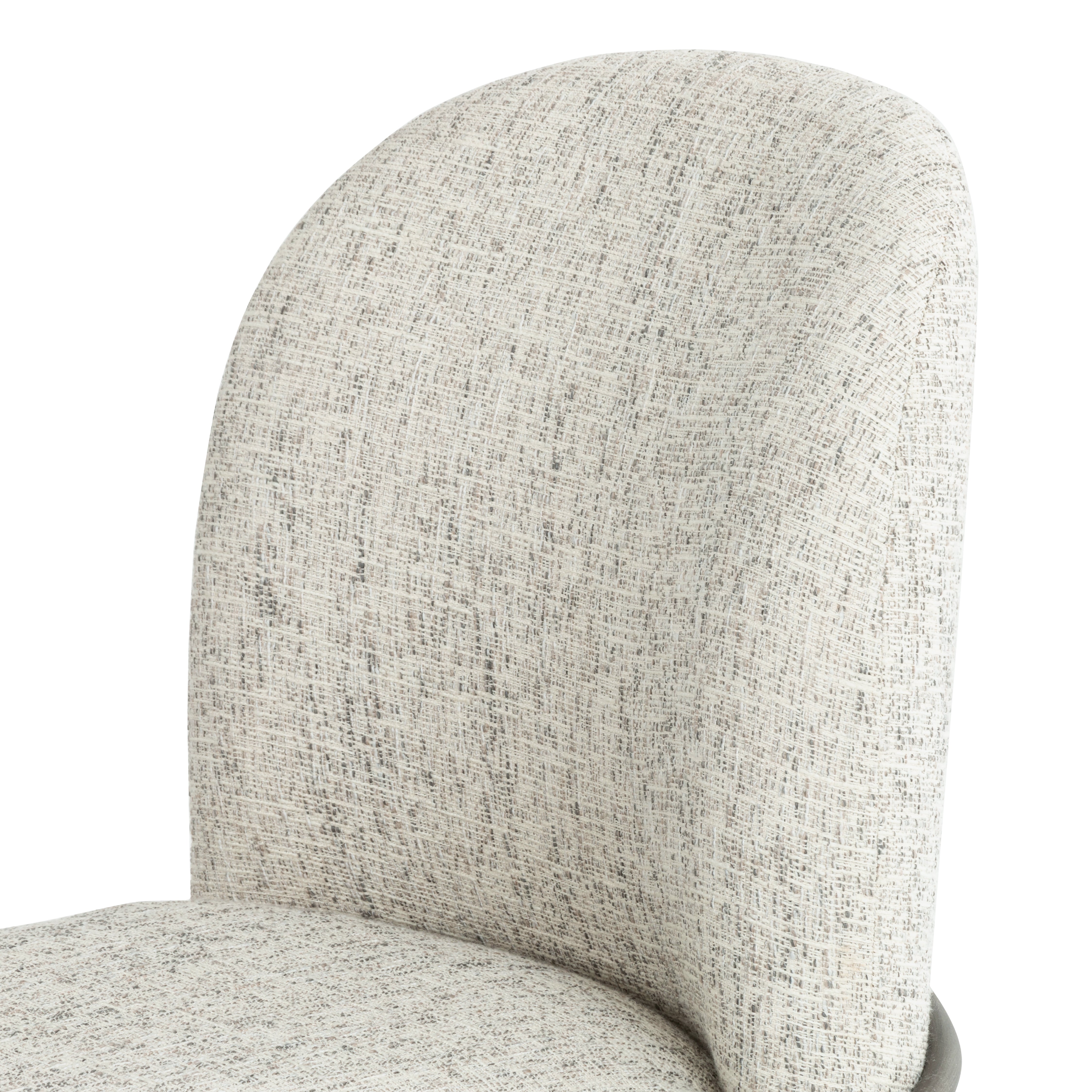 Pewter Felix Dining Chair up close