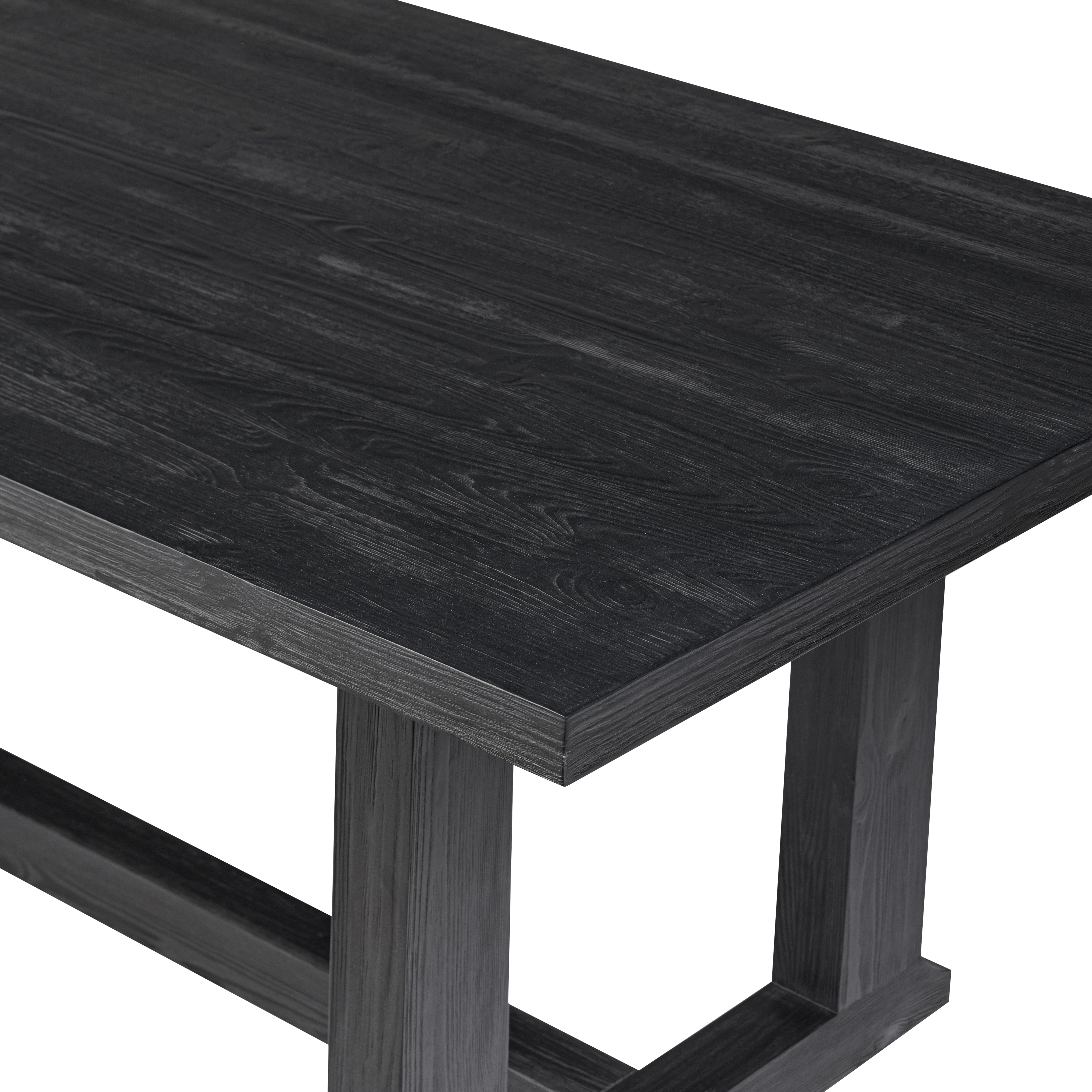 Holden Table in black pine corner