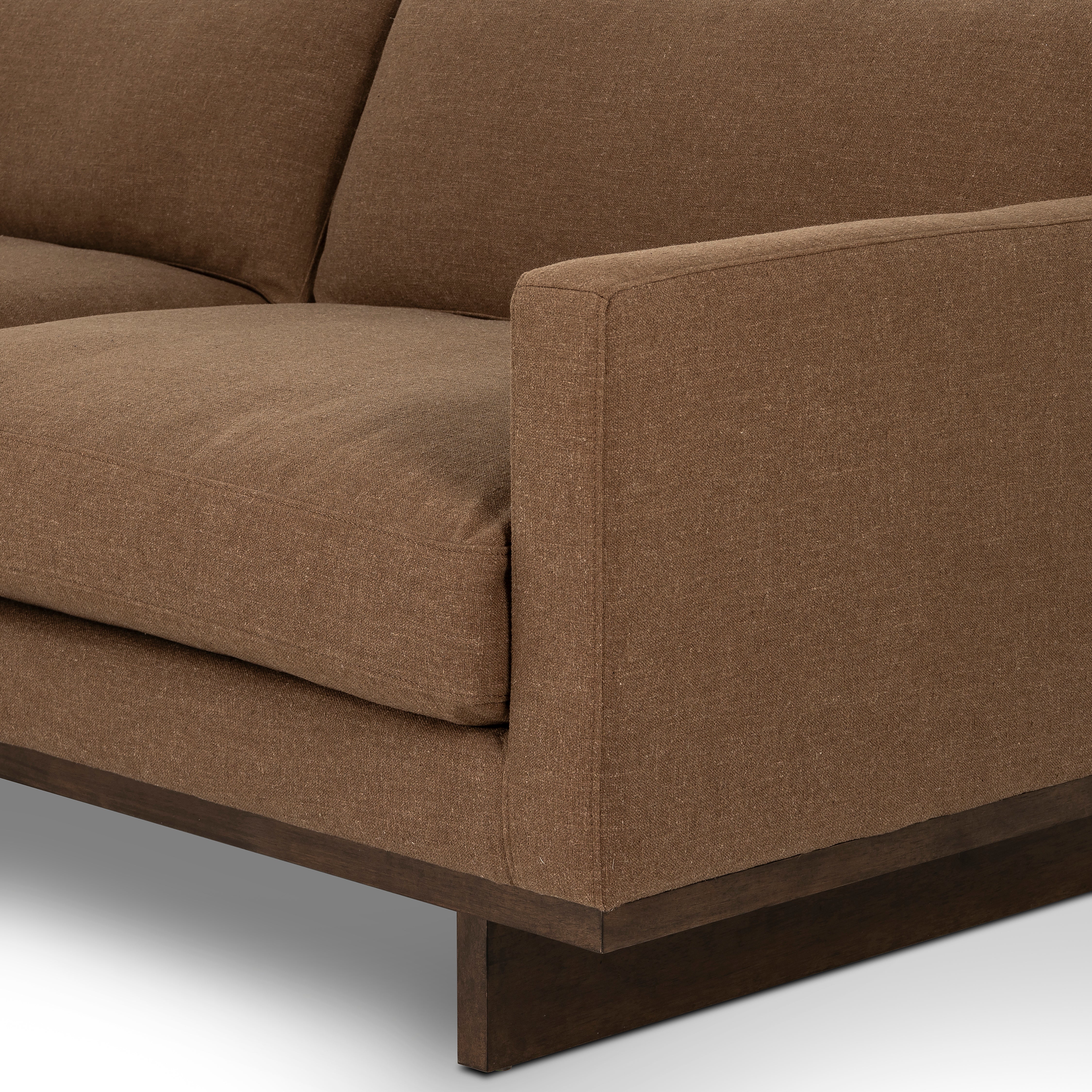 Ford 2 Pc Sectional - Left Chaise in Cafe up close