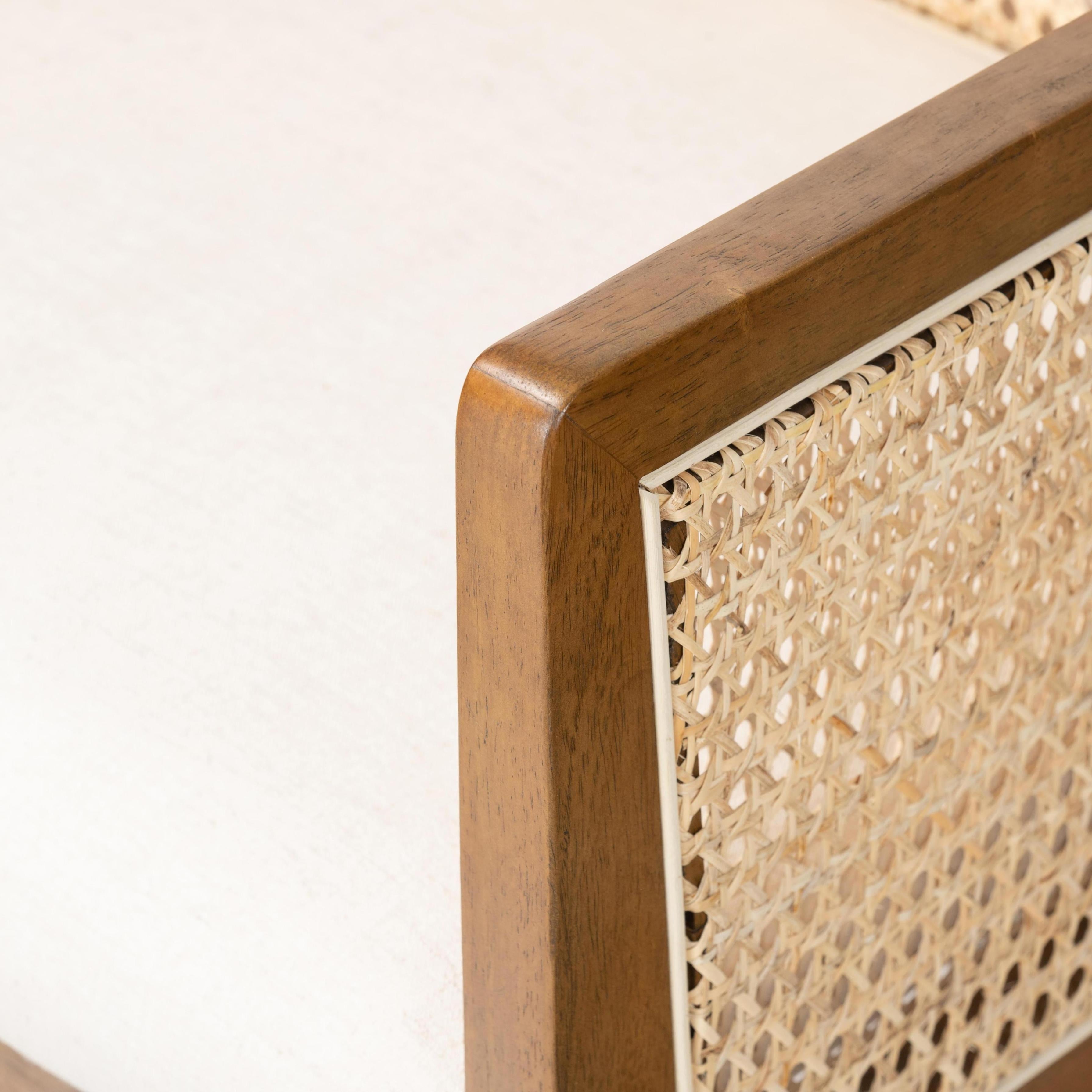 Lita Dining Armchair close up of arm
