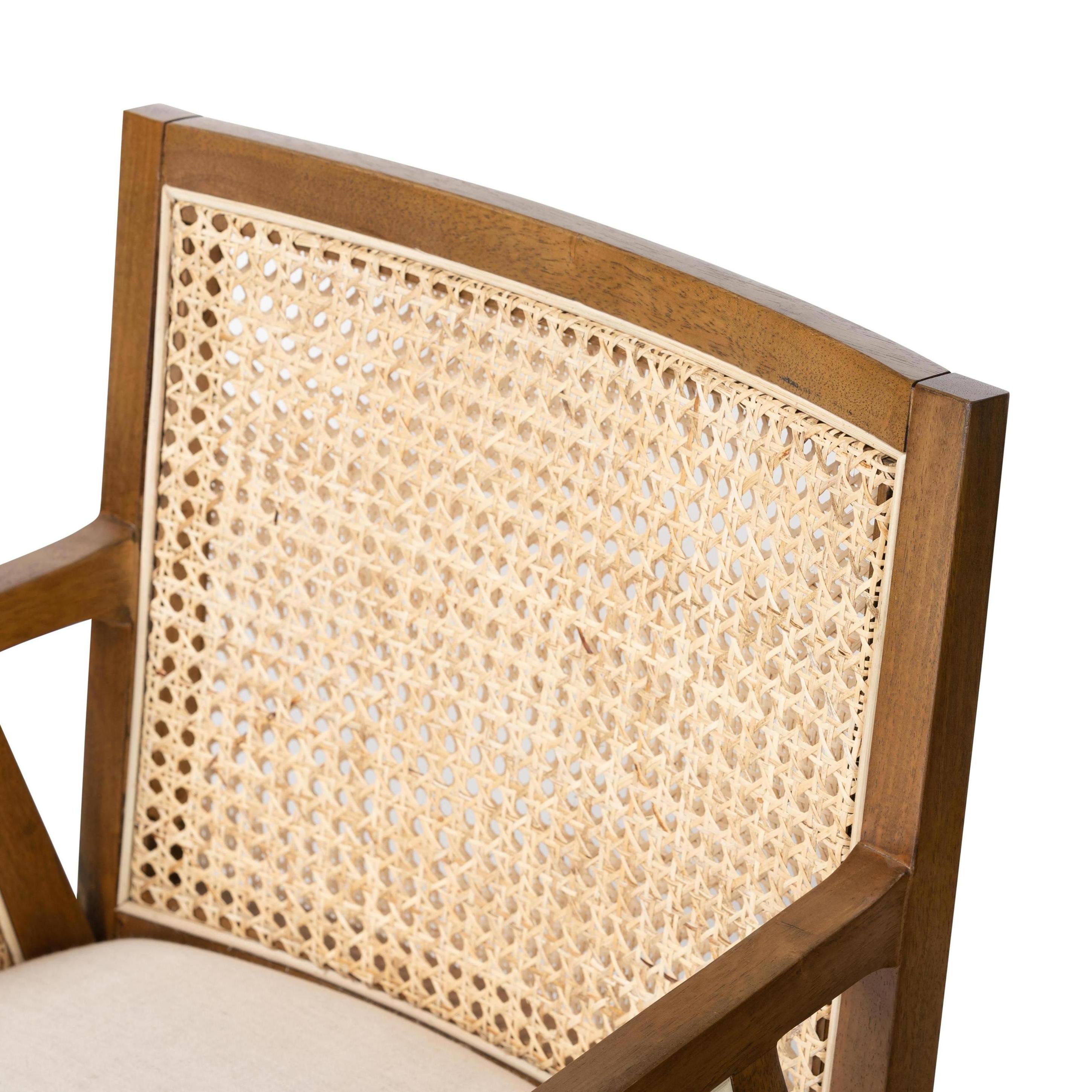 Lita Dining Armchair close up of chairback