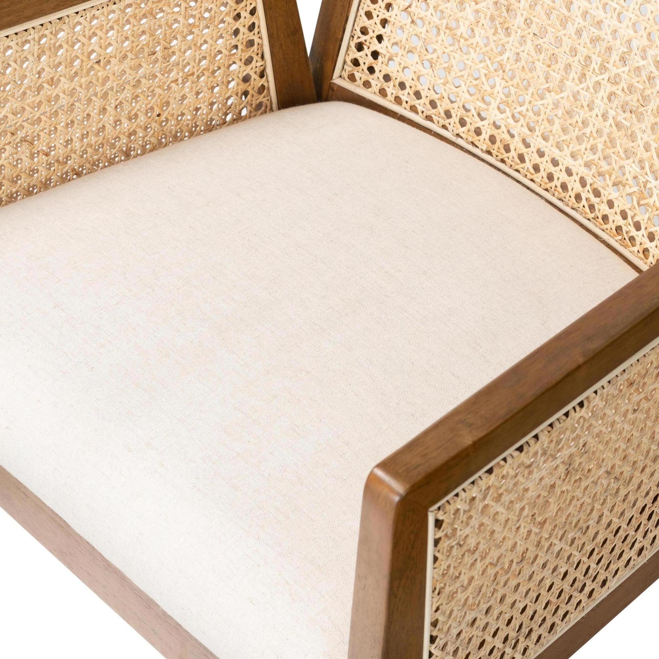 Lita Dining Armchair close up of seat