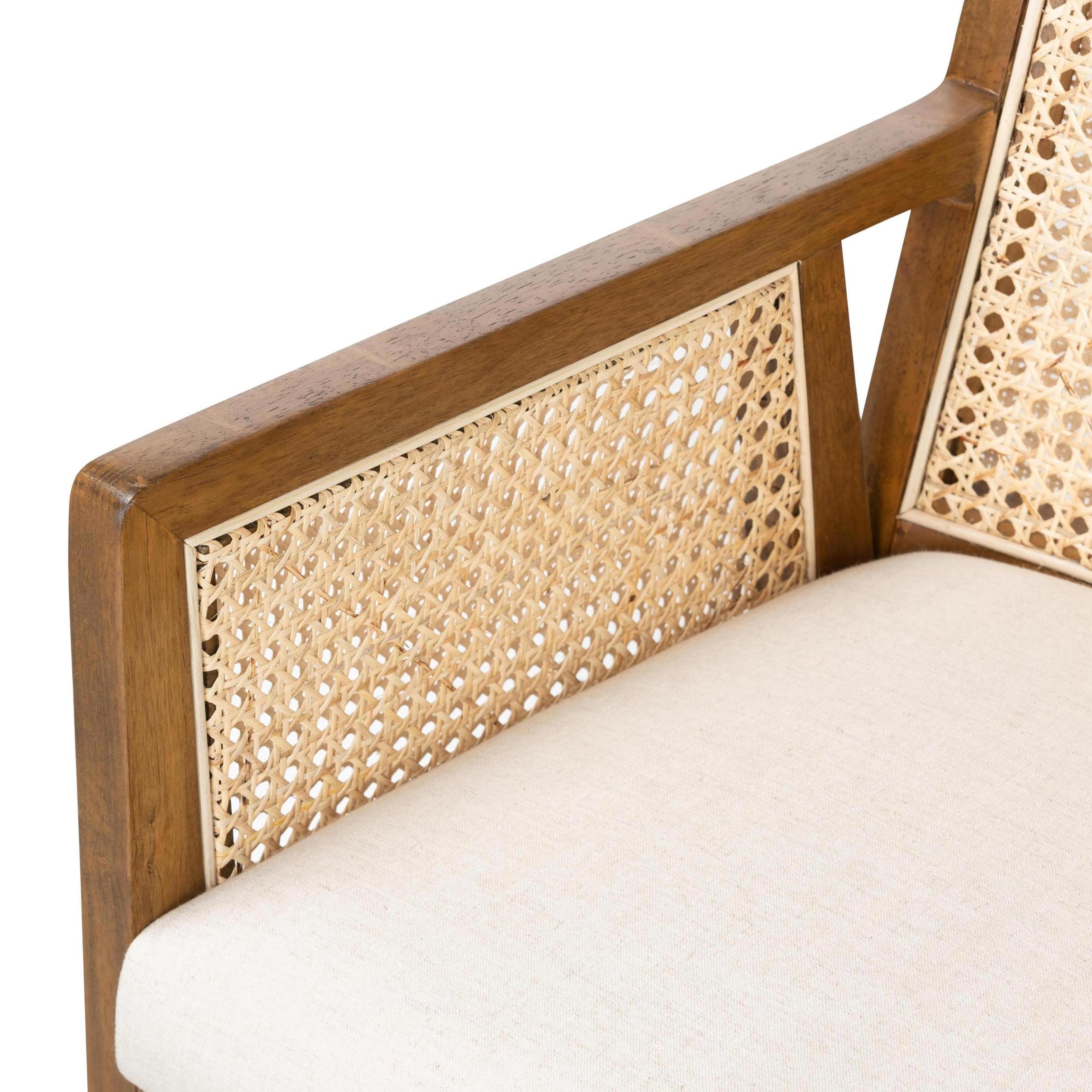 Lita Dining Armchair close up of arm