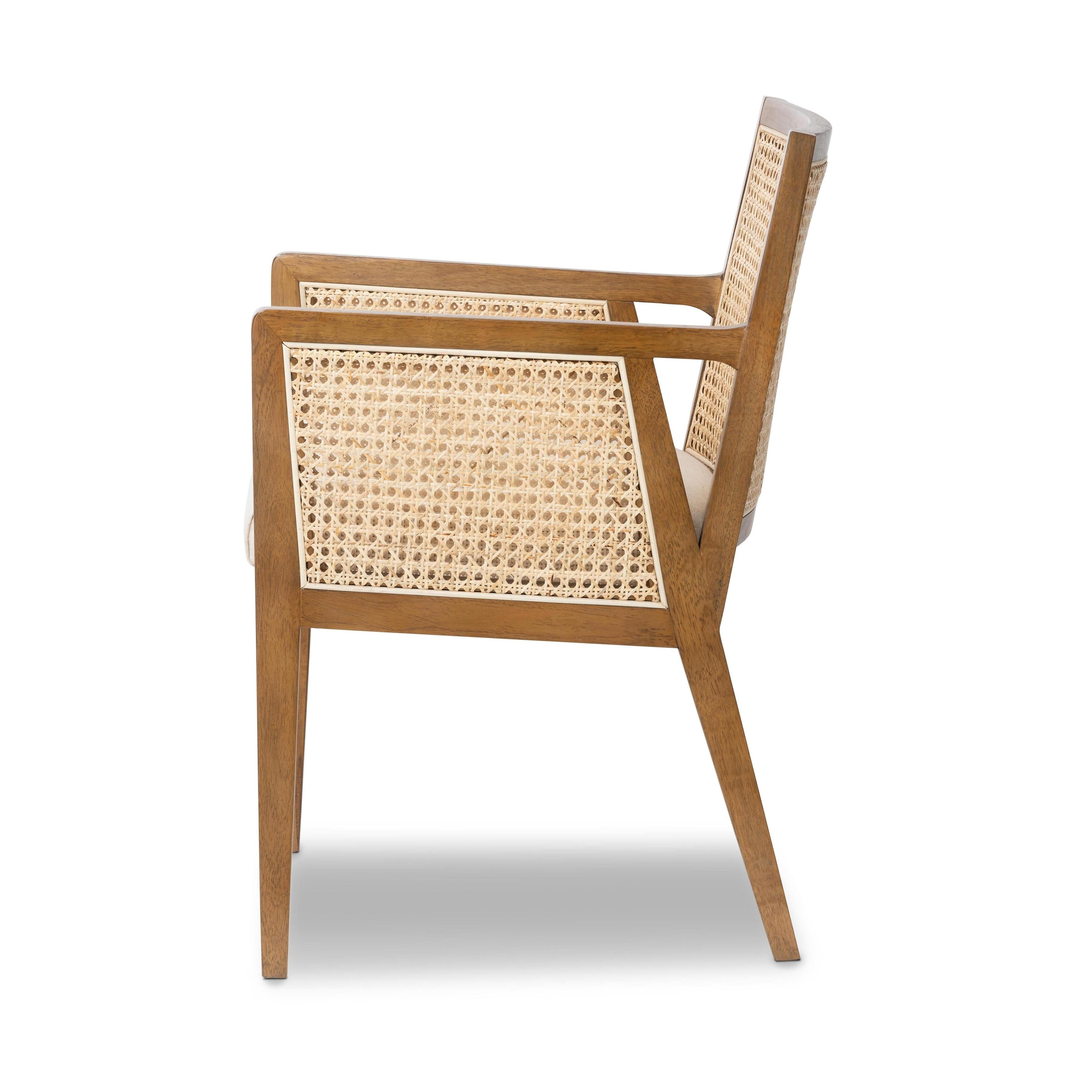 Lita Dining Armchair side view