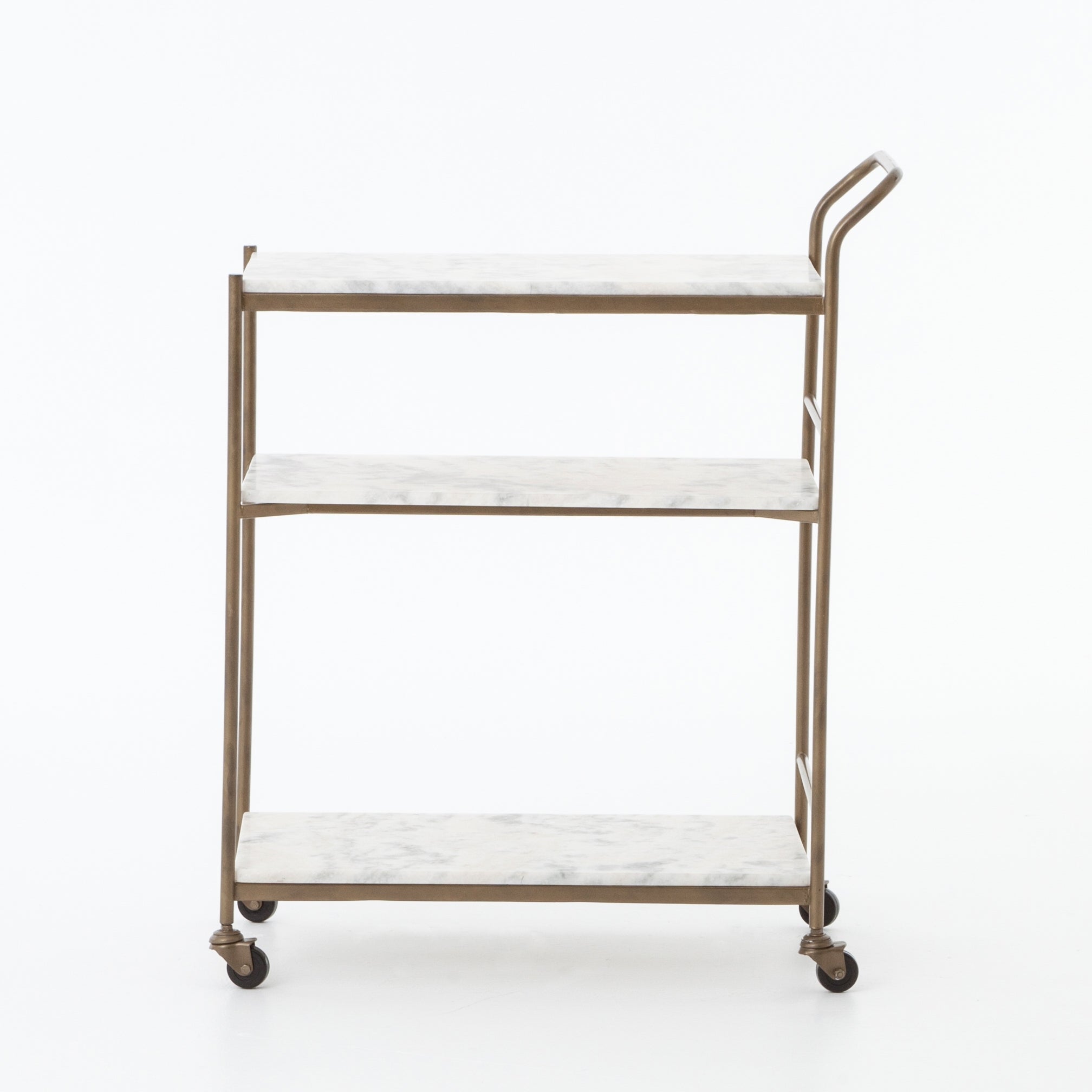 Large Daisy Bar Cart side
