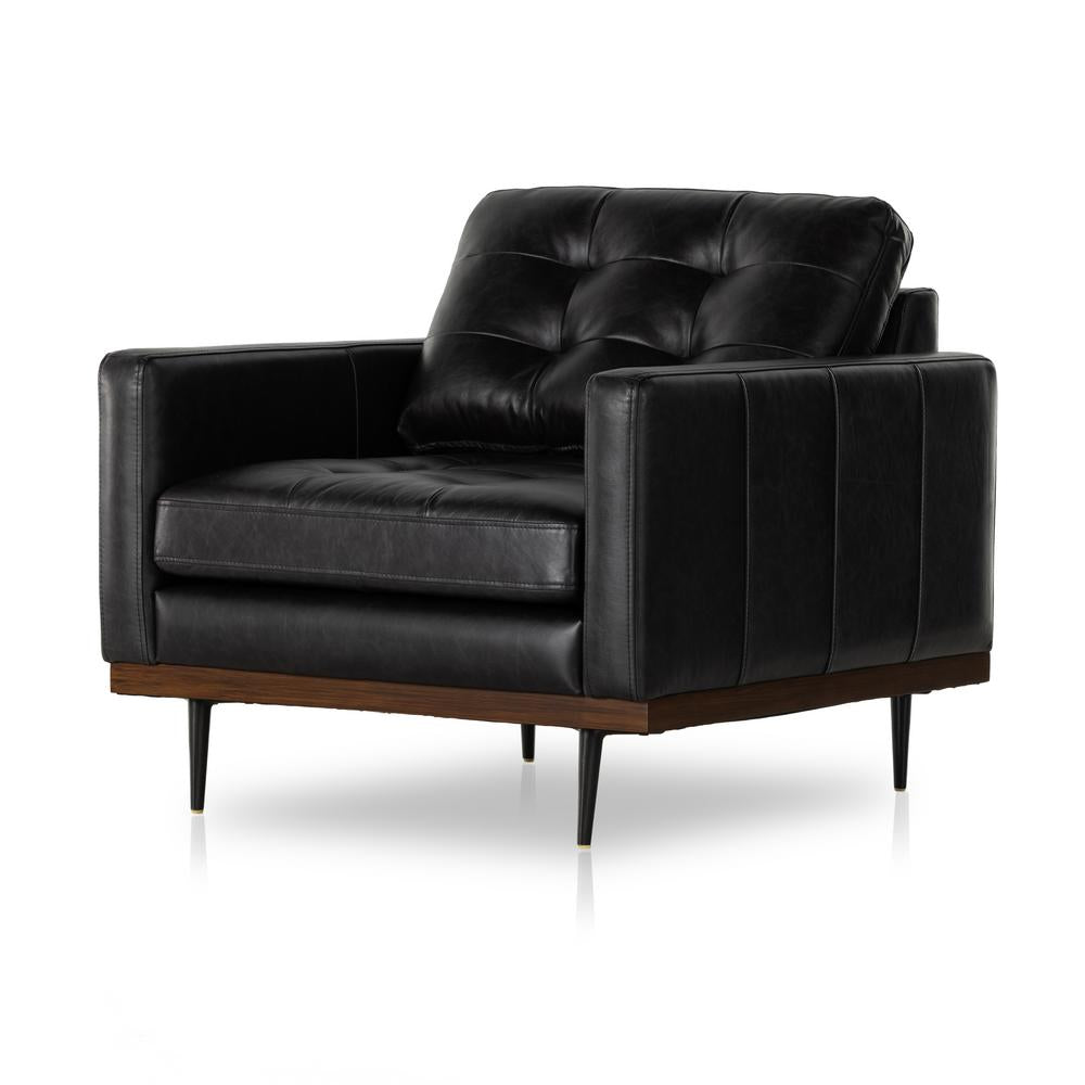 Novak Chair in sonoma black leather
