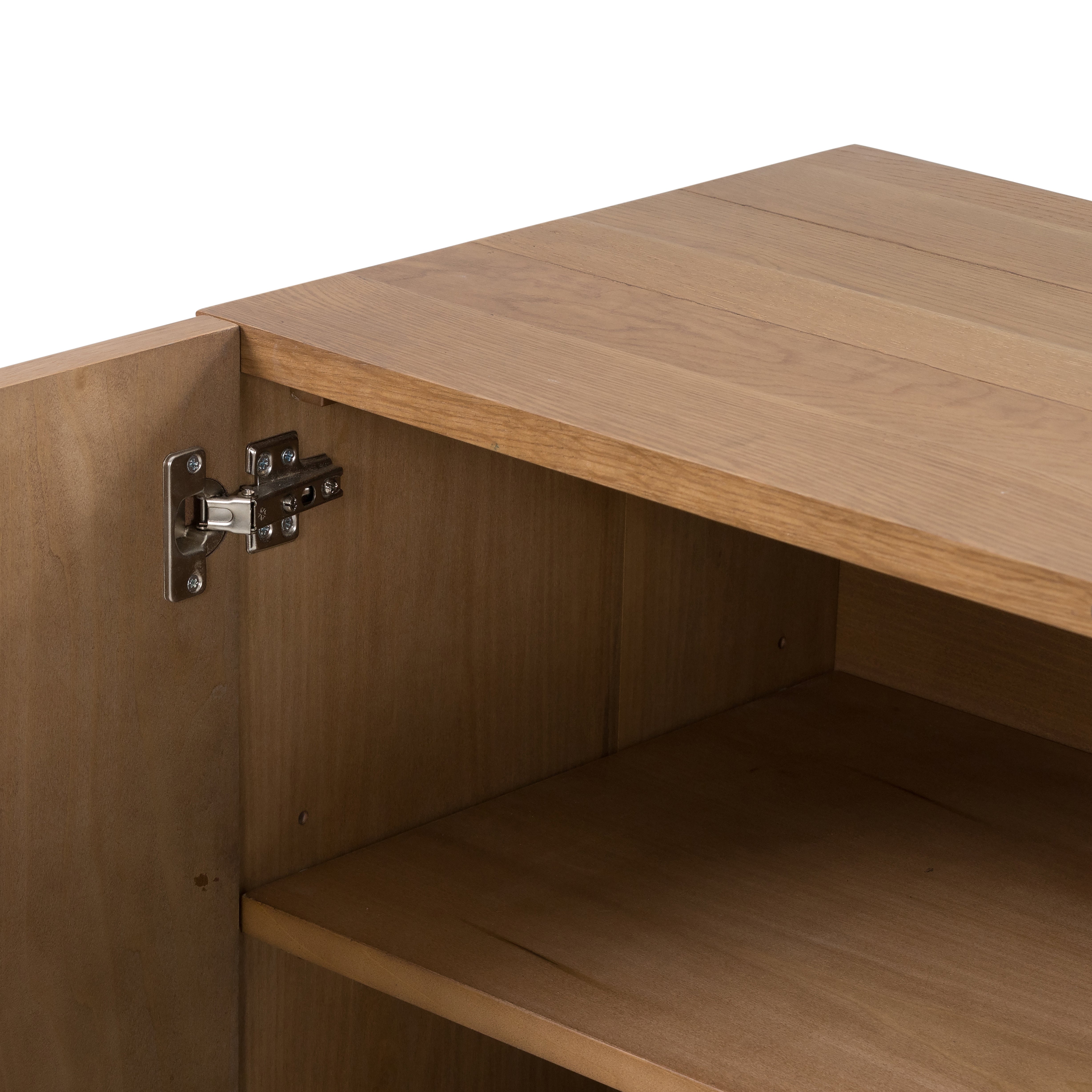 Suri Sideboard shelf up close