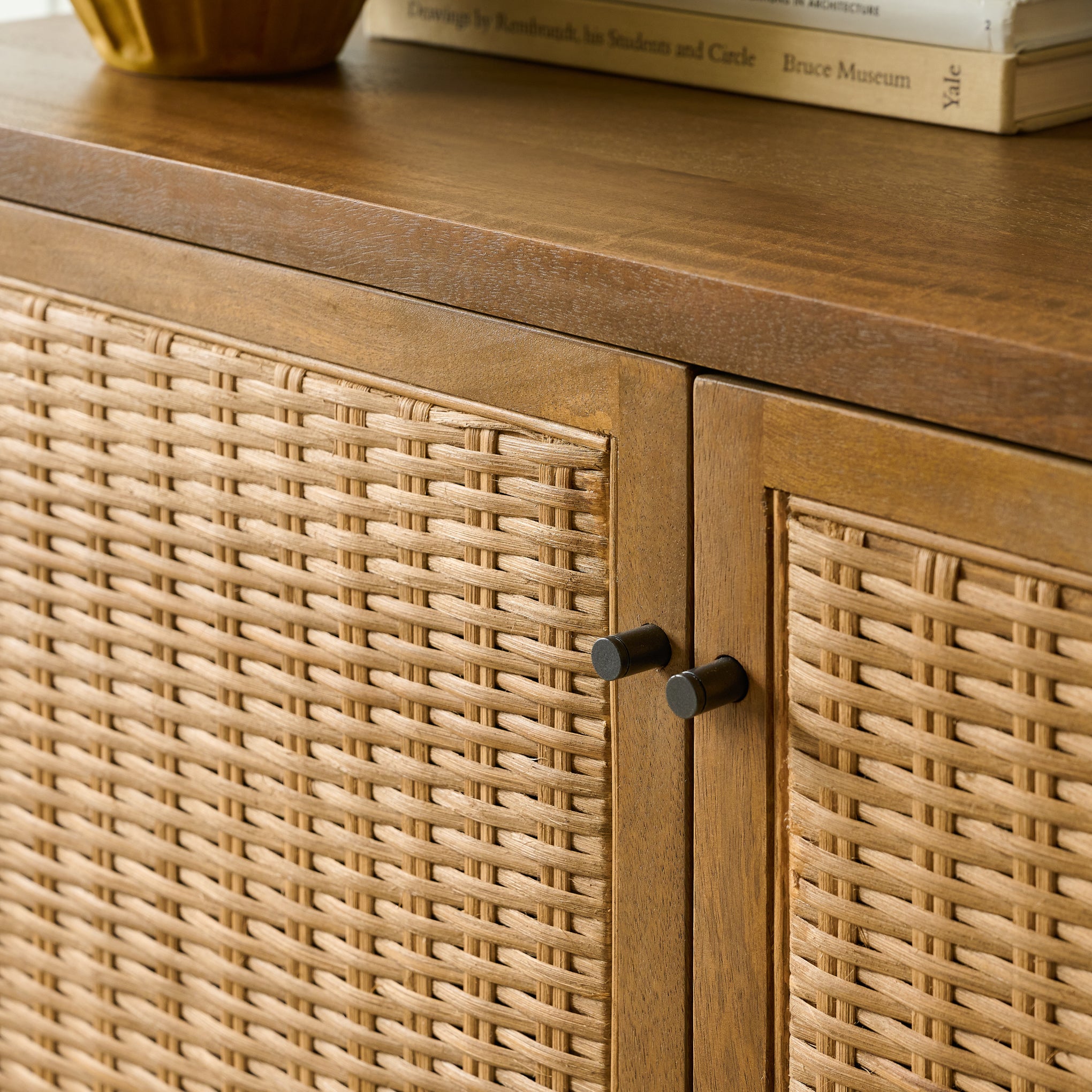 luisa sideboard close up of handles