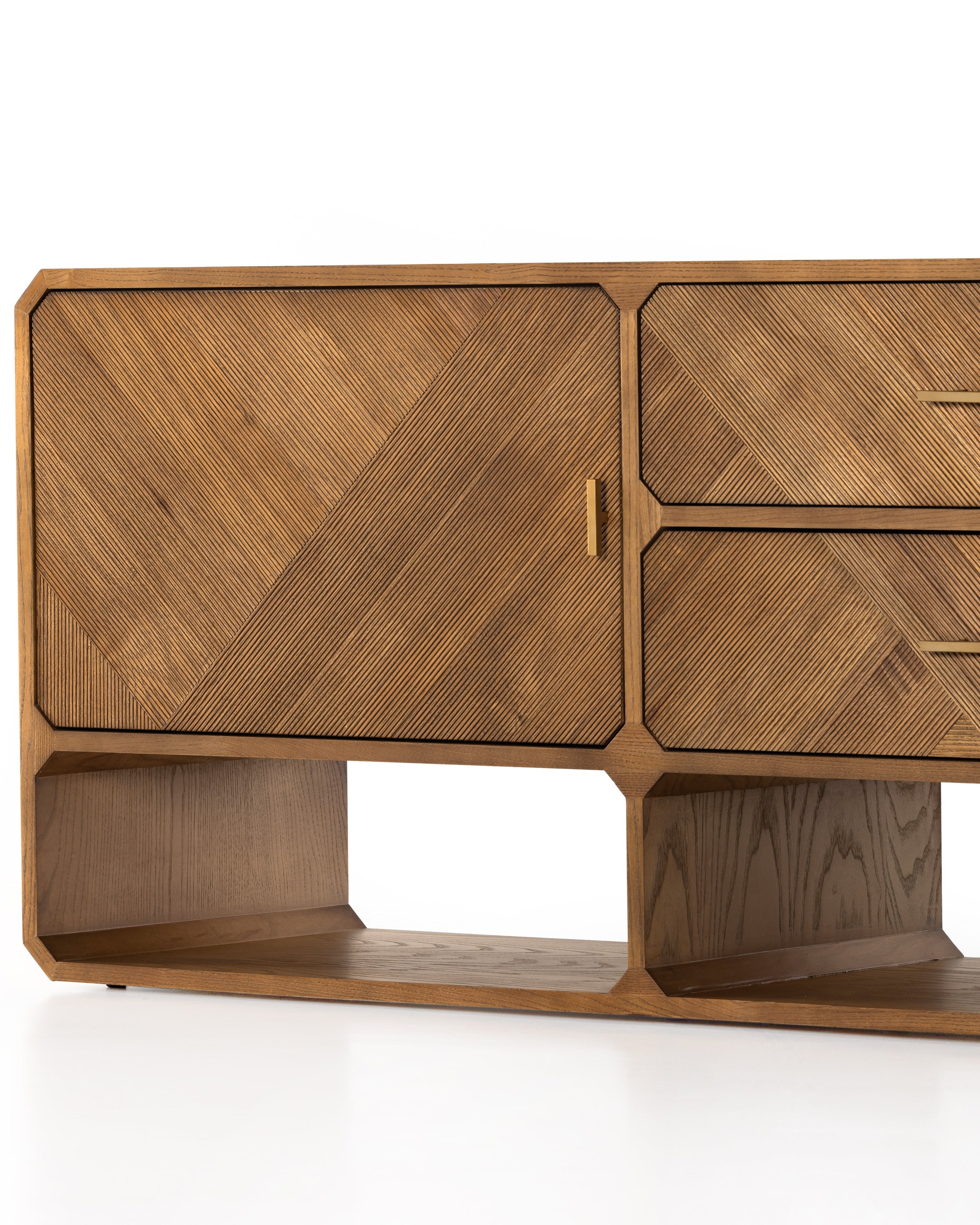 Dawn Media Console in Natural Ash