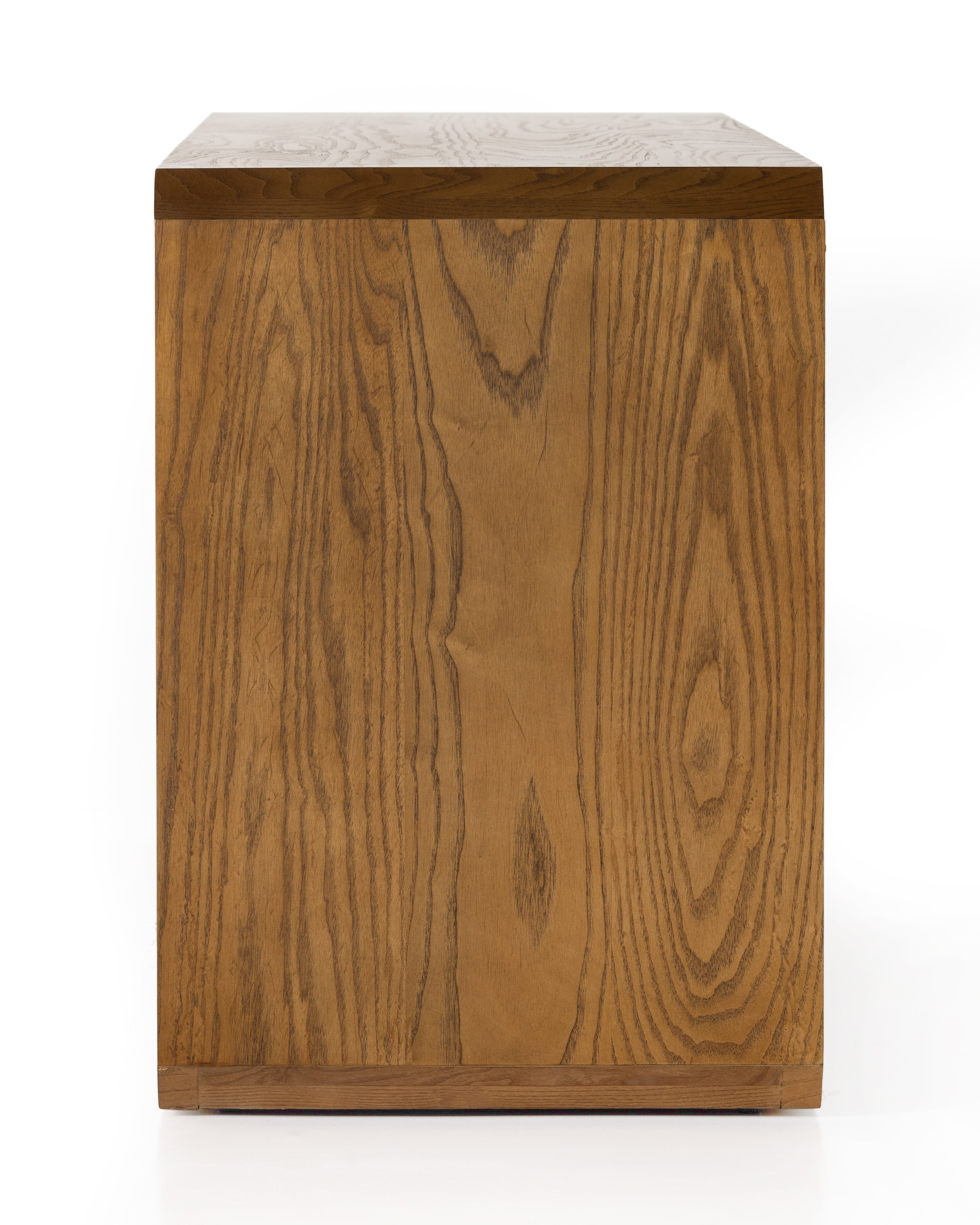 Dawn Media Console in Natural Ash sideview