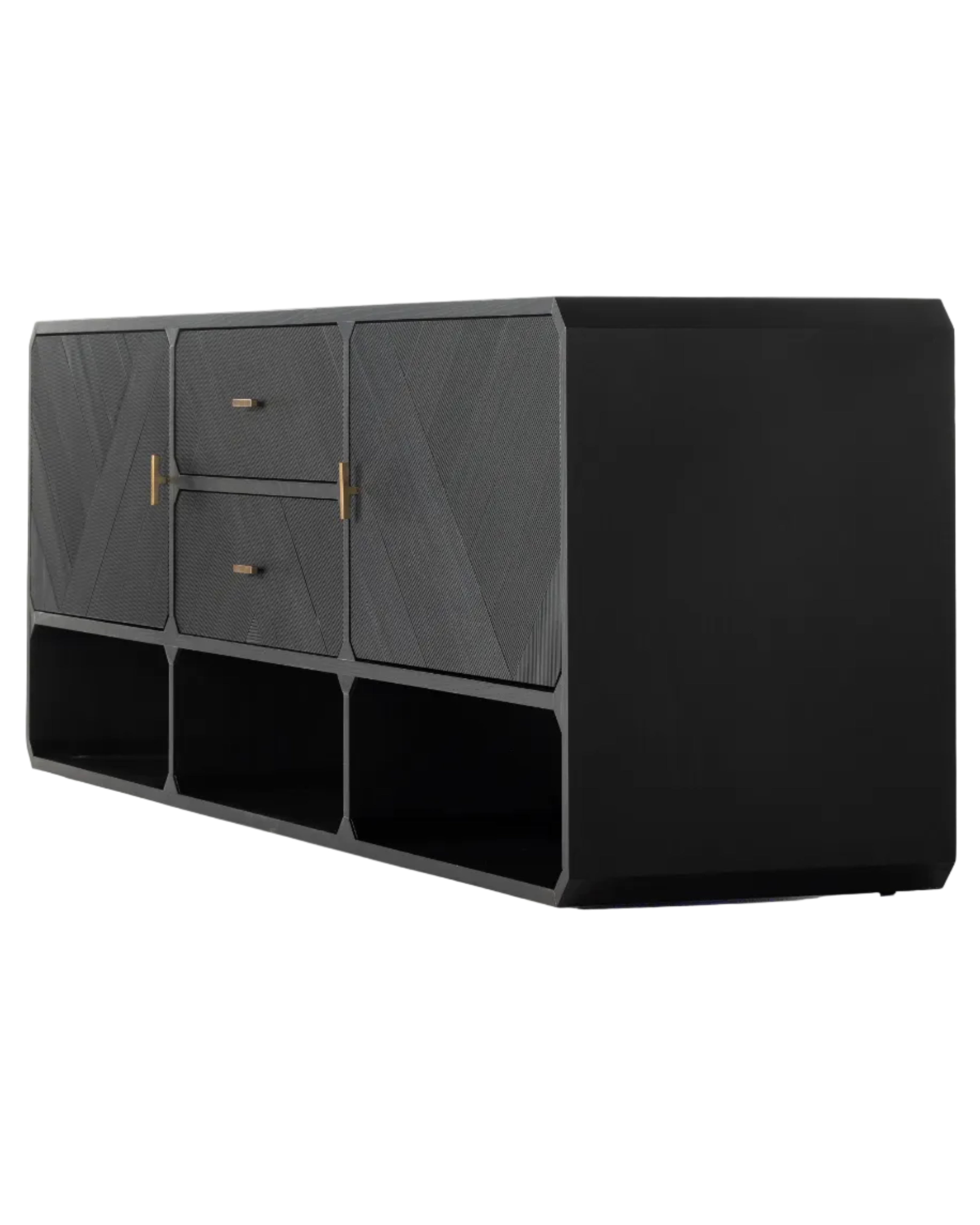 Dawn Media Console in Black ash