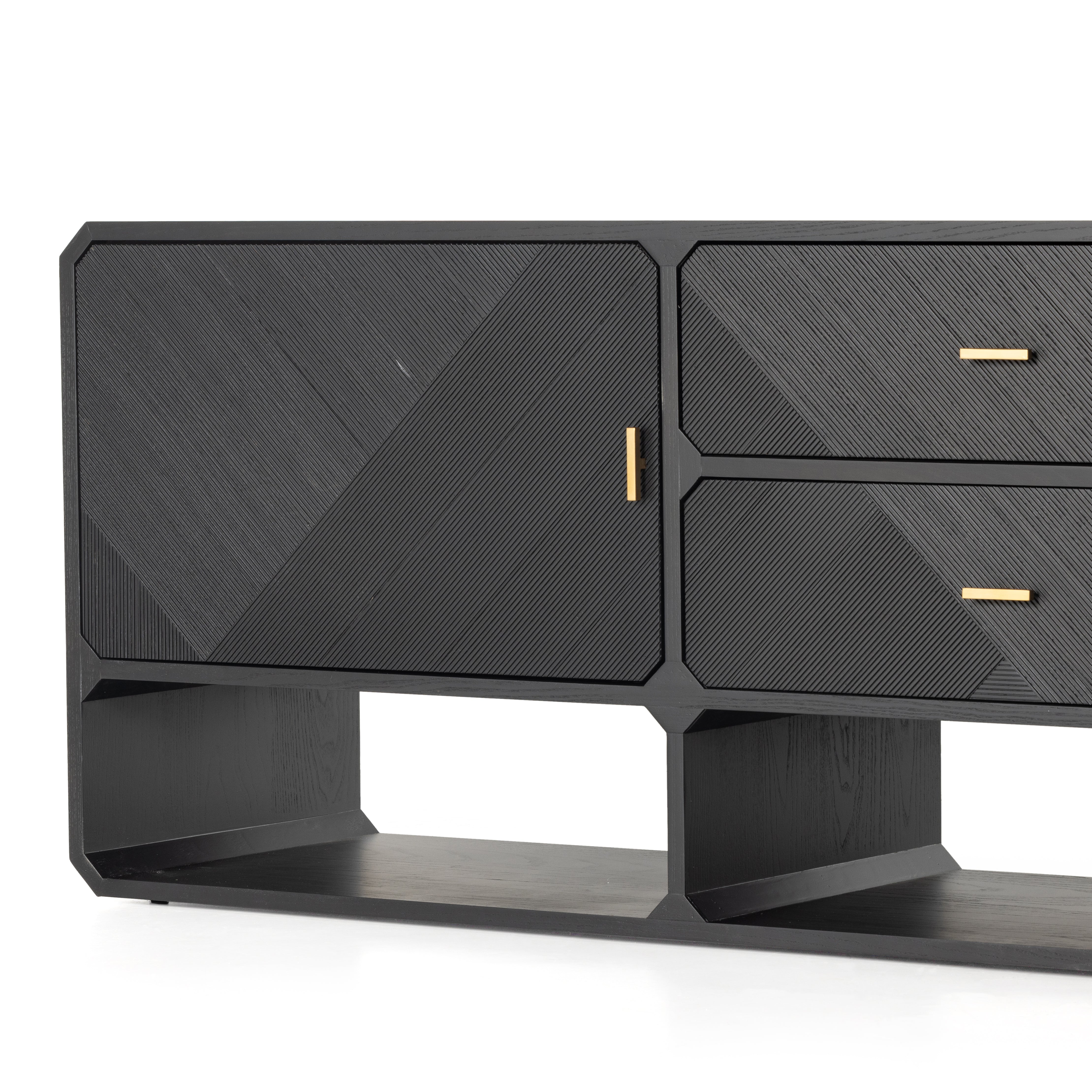 Dawn Media Console in Black ash