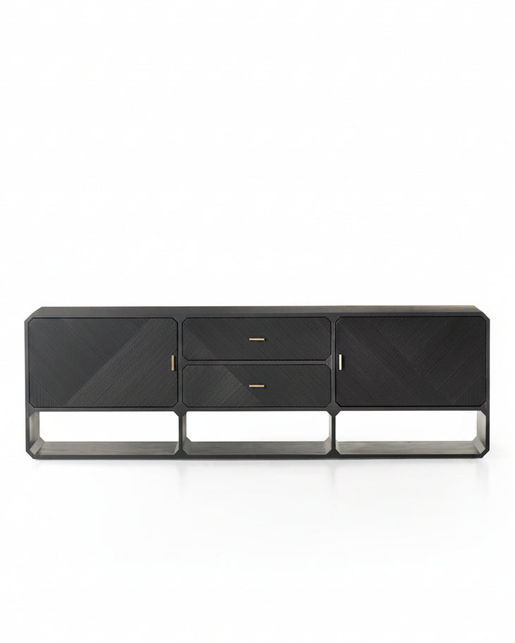 Dawn Media Console in Black ash