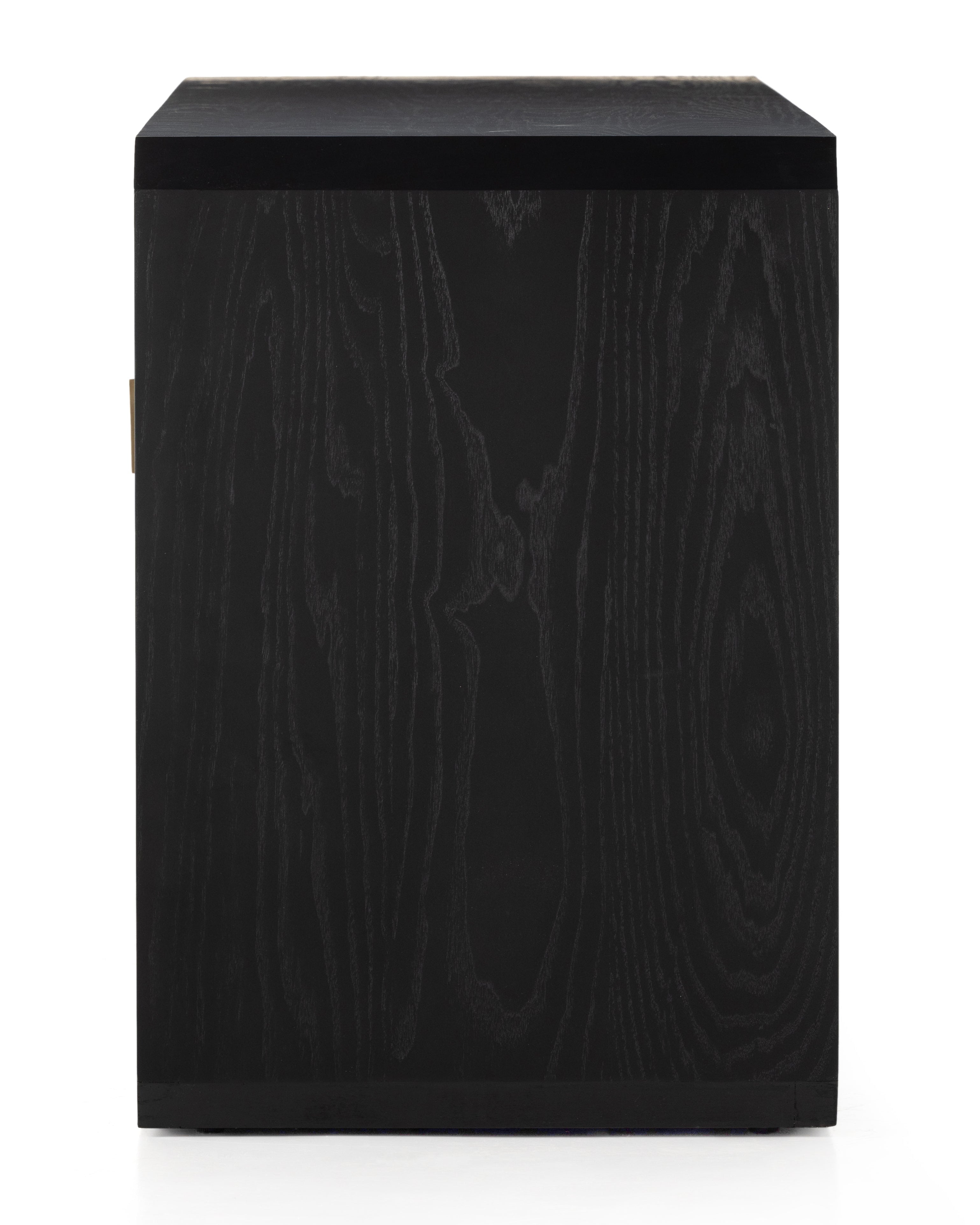 Dawn Media Console in Black ash sideview