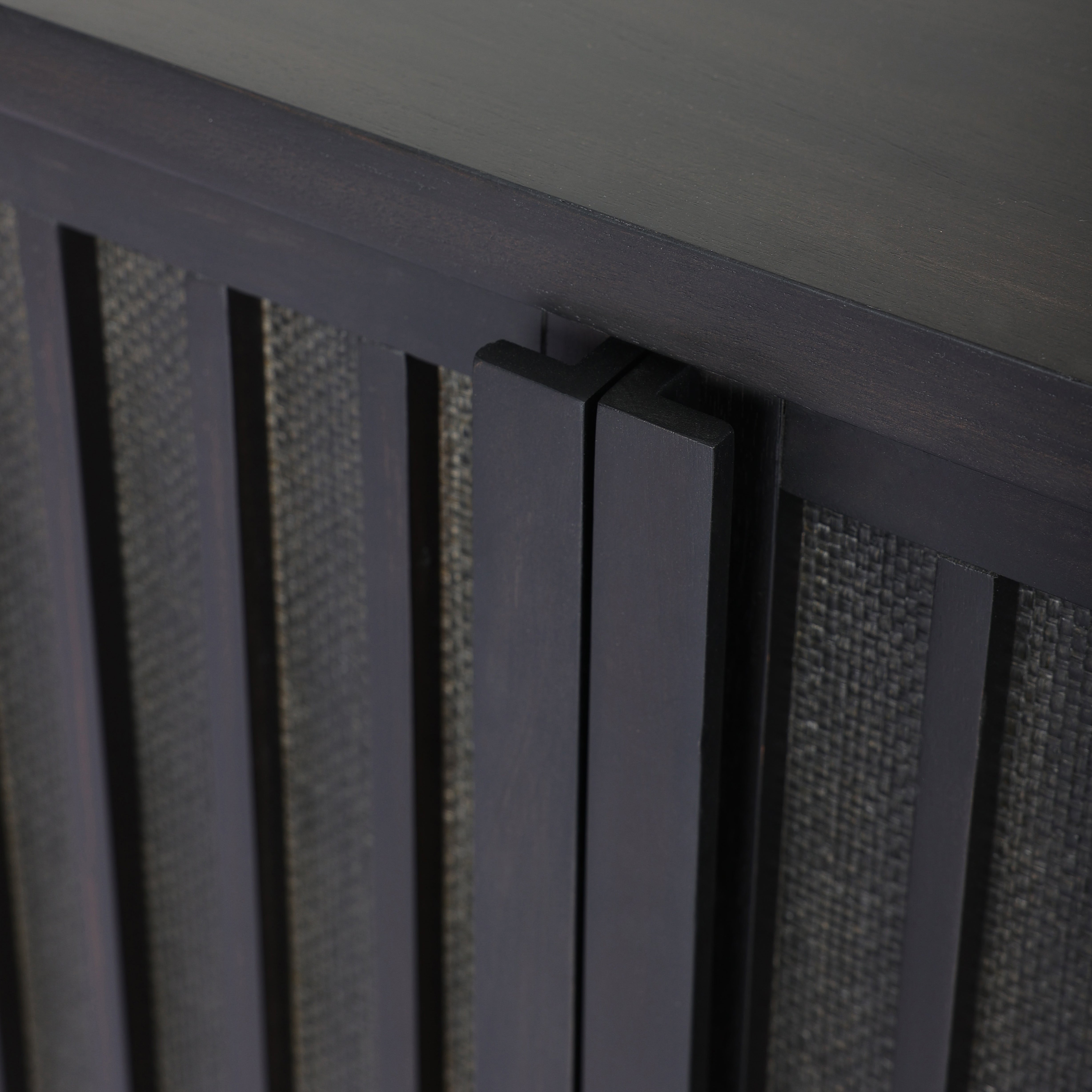Jeffrey Media Console front up close