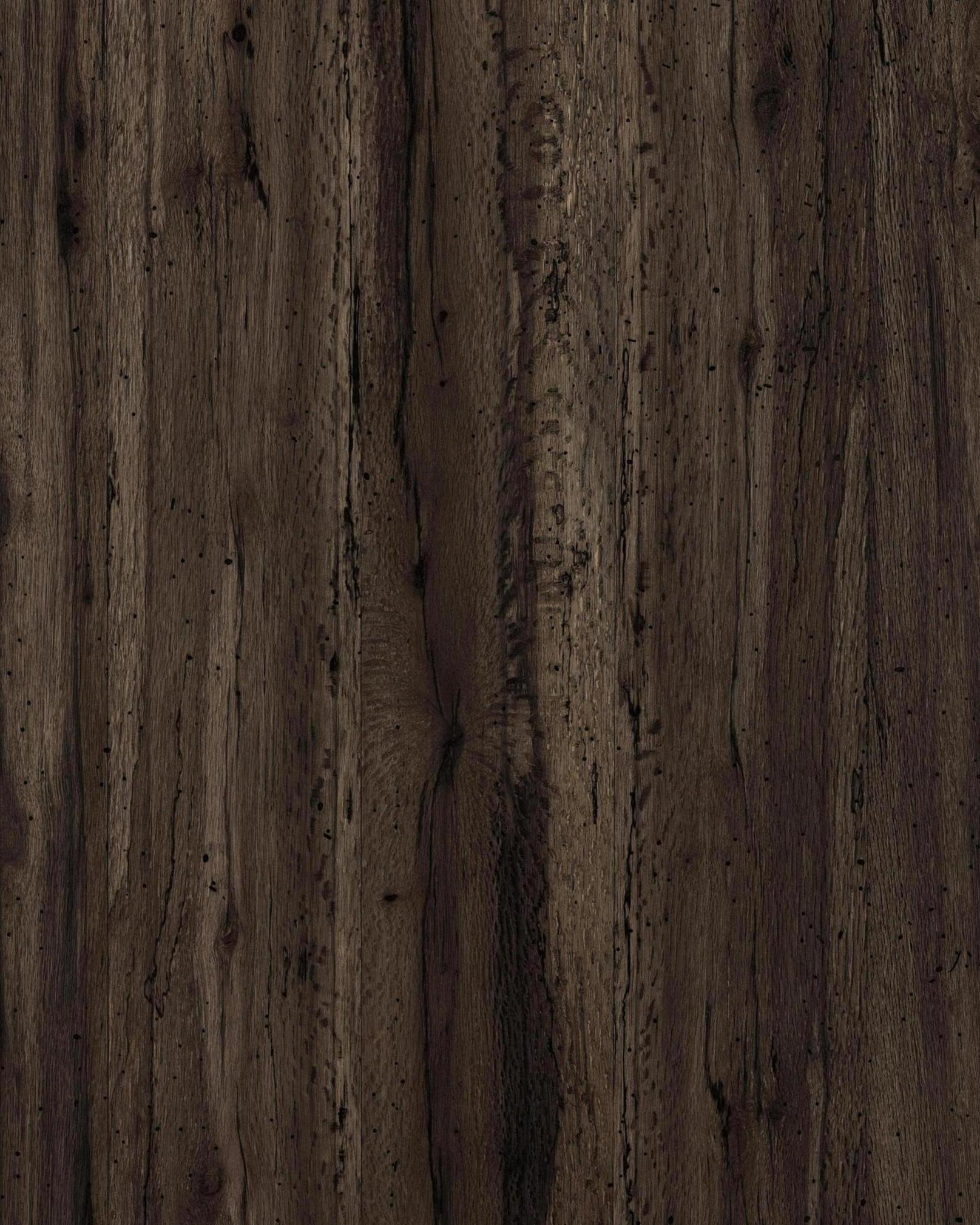 Powell Coffee Table in ebony oak close up of wood detail