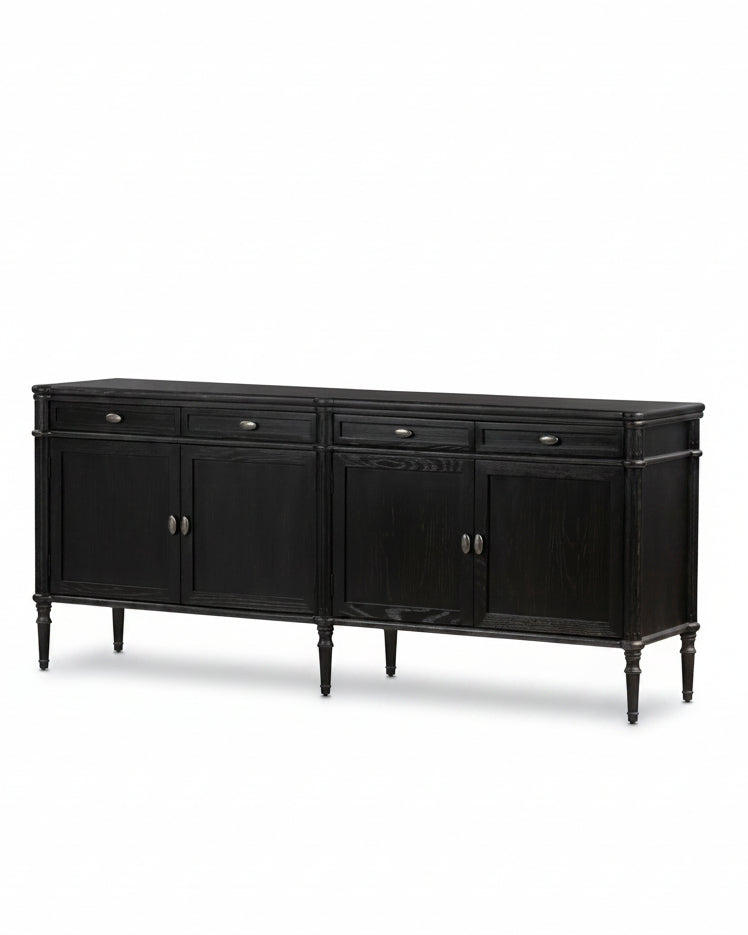 Gabrielle Sideboard in Distressed Black