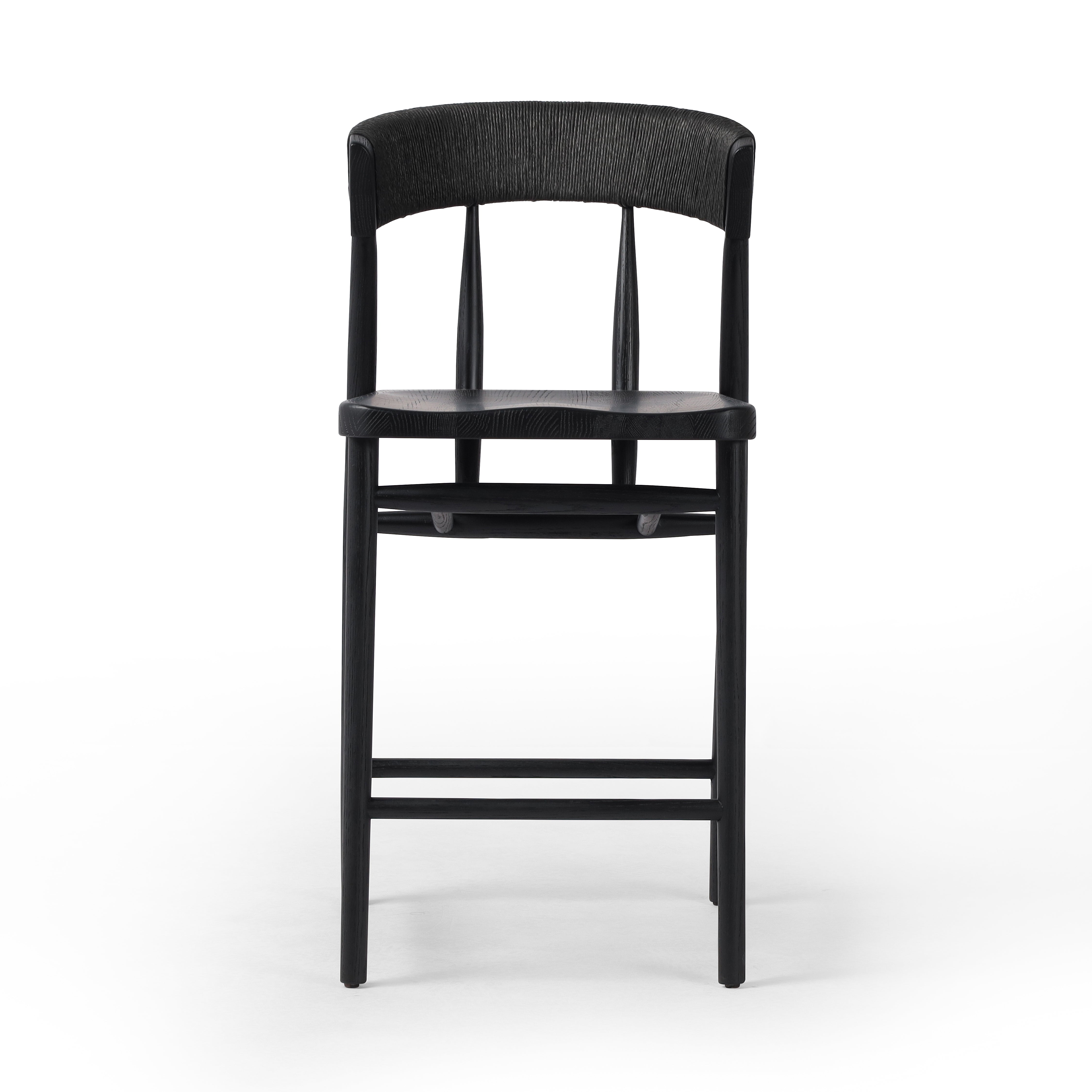 Carter Counter Stool in Black Oak