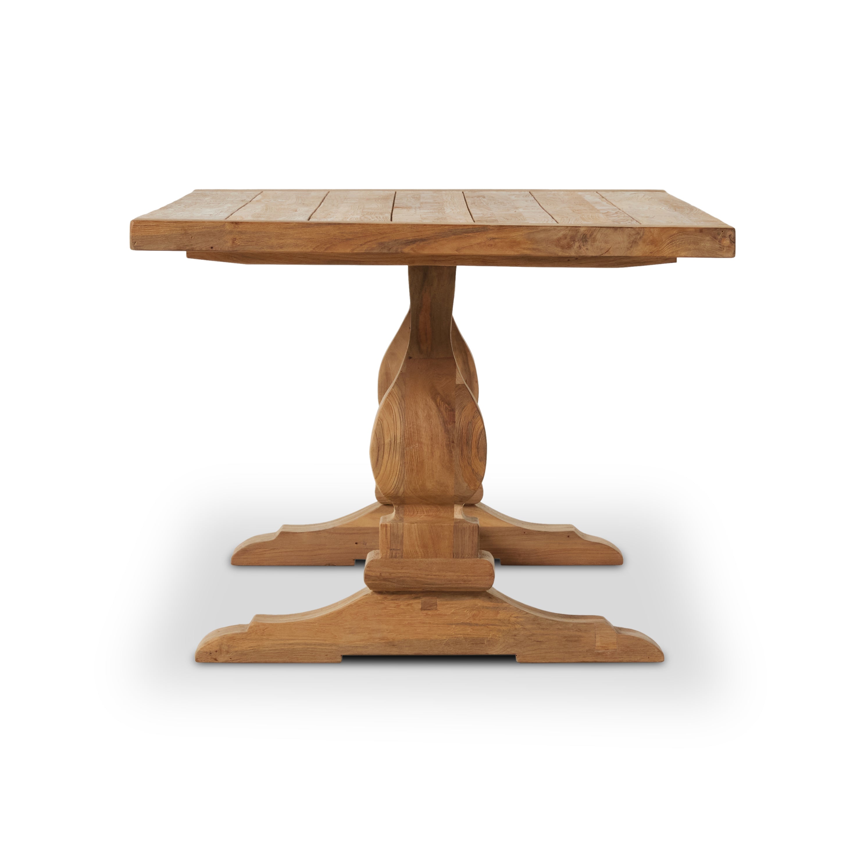 Lee Outdoor Dining Table shown from end