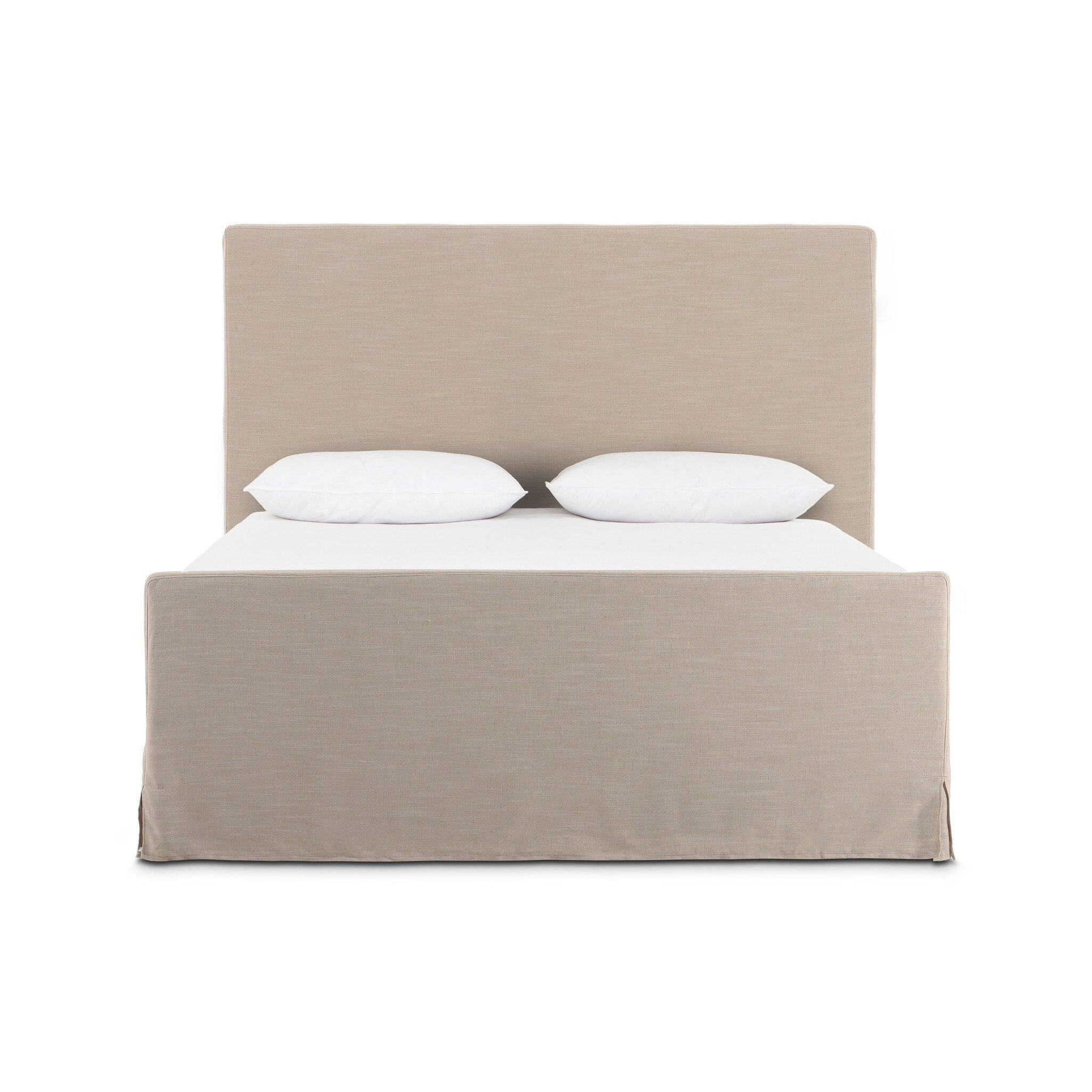 Sabine Slipcover Bed in Savoy Parchment