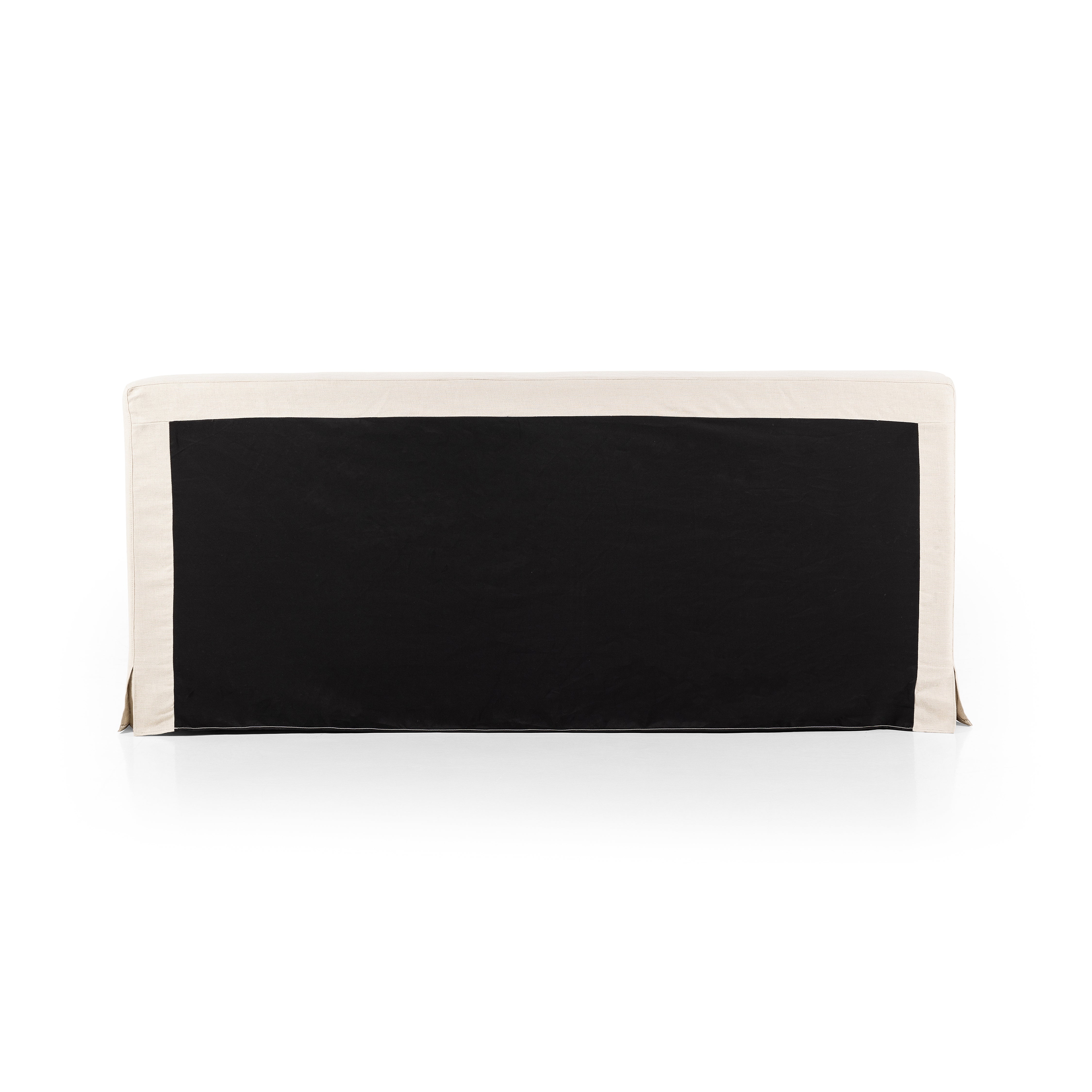 natural Carrie Slipcover Bed back