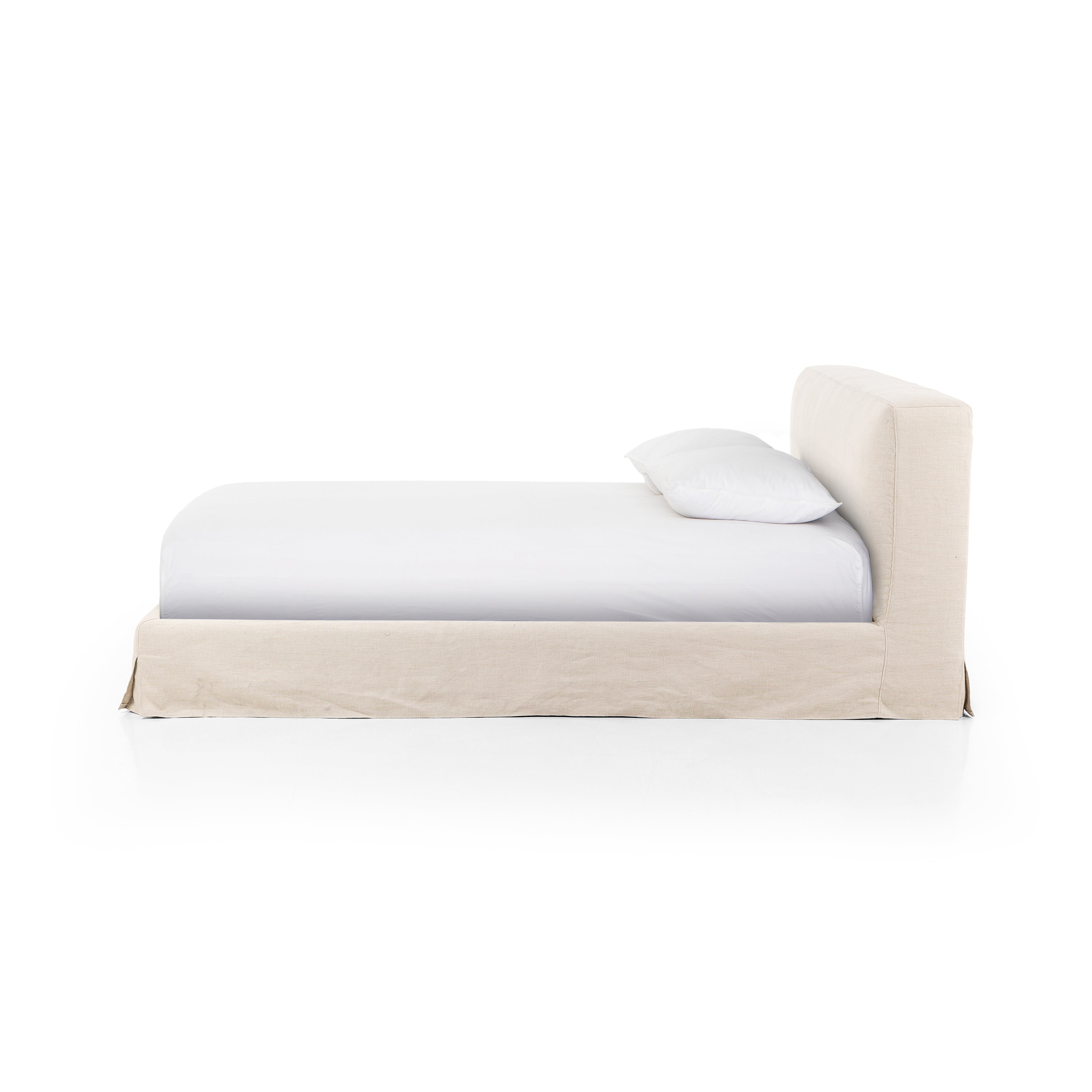 natural Carrie Slipcover Bed