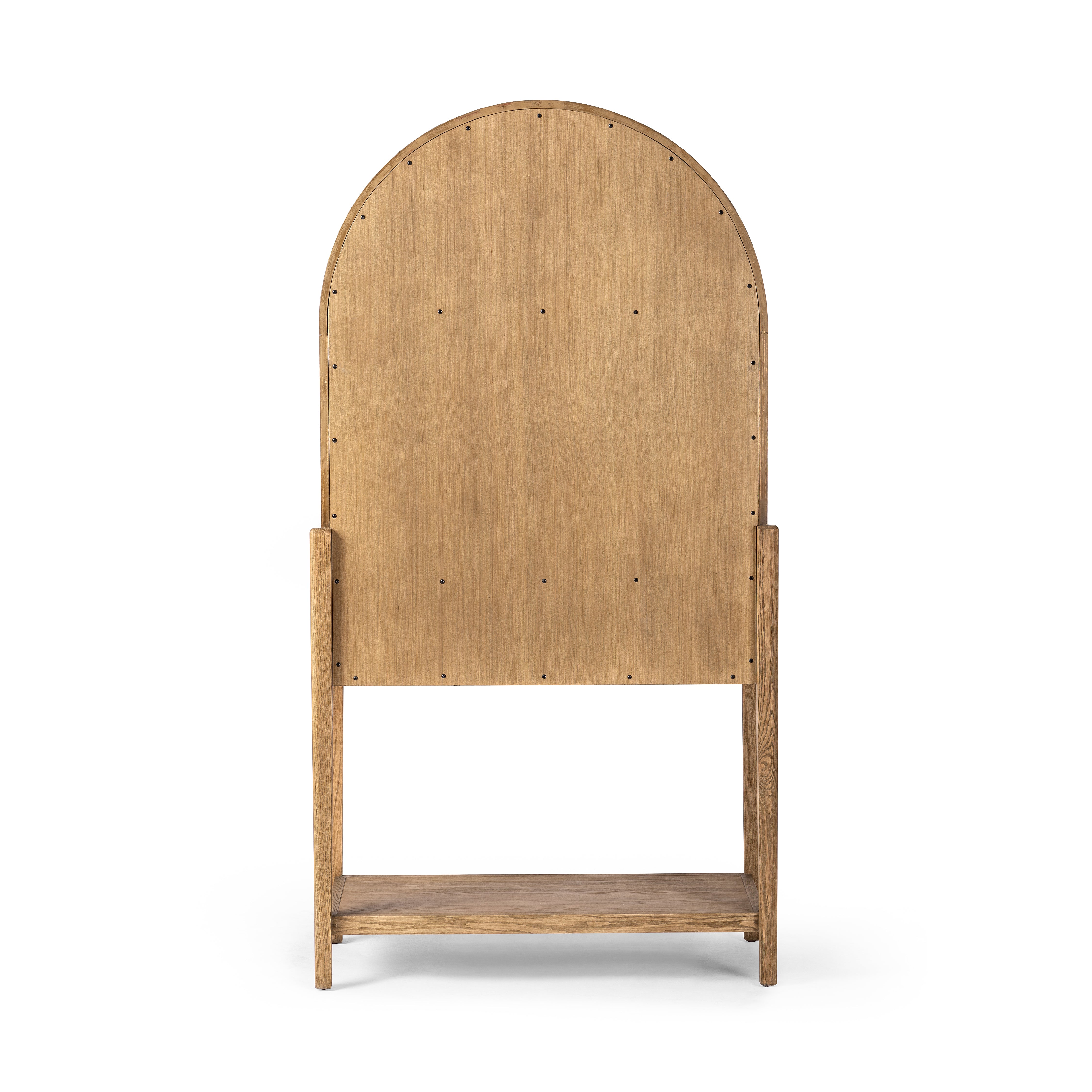 Drifted Oak Carraway Bar Cabinet back