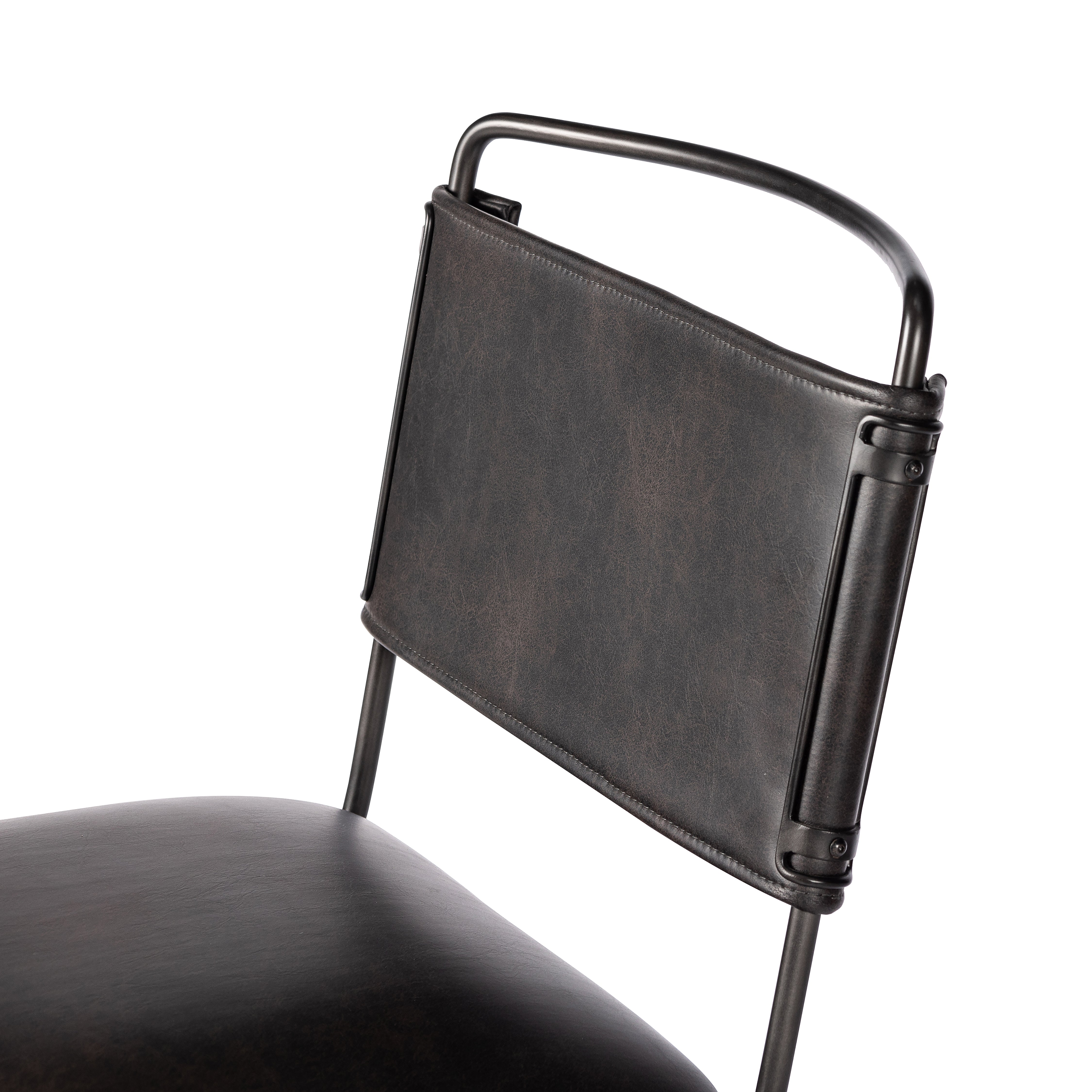 distressed black Jackson Desk Chair