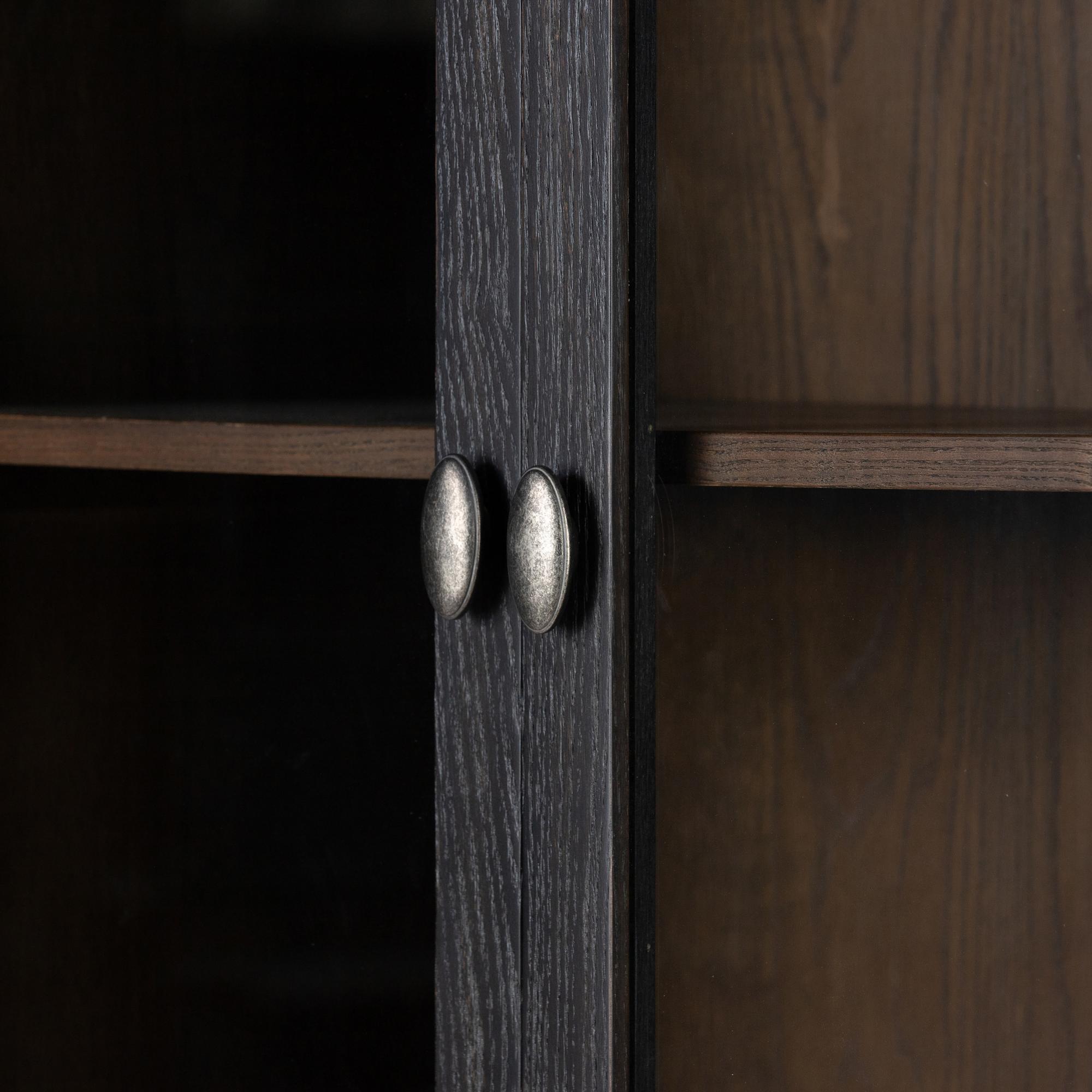 Gabrielle Cabinet close up of cabinet door knobs