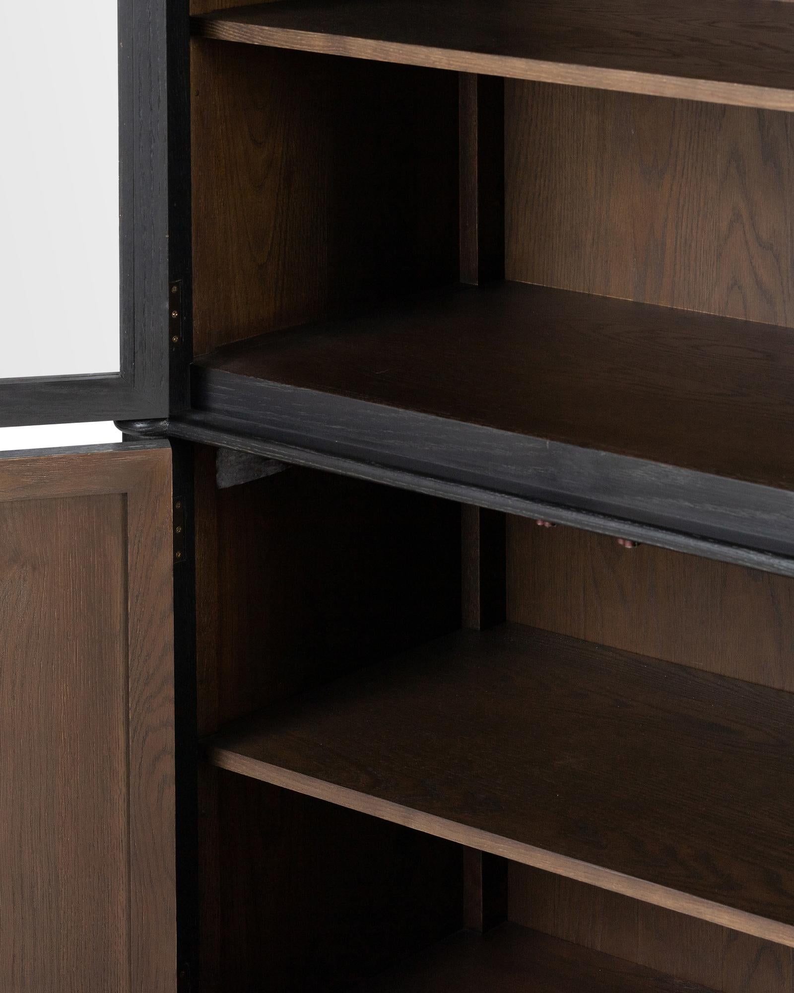 Gabrielle Cabinet close up of inner shelves