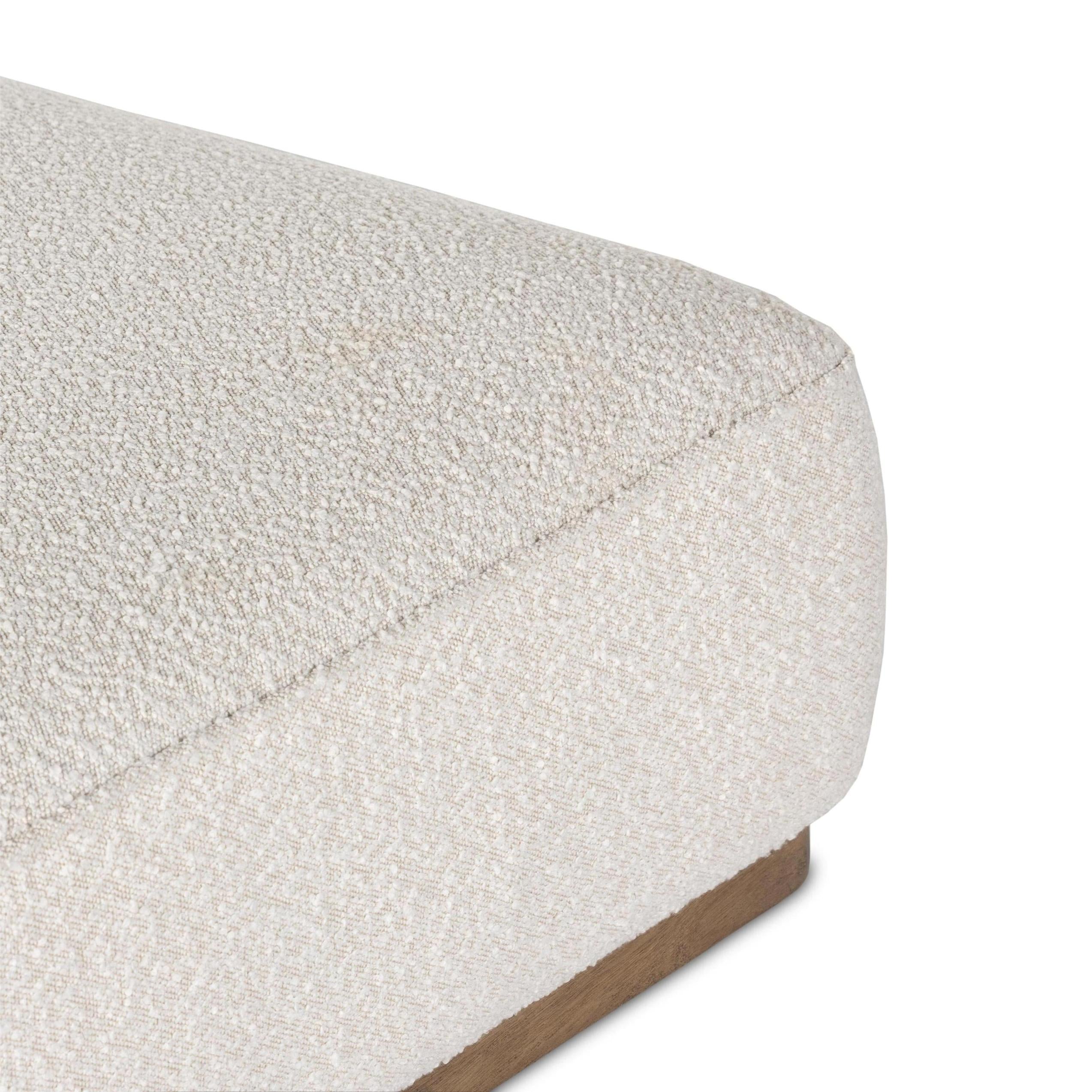 Felicity Large Ottoman close up of corner