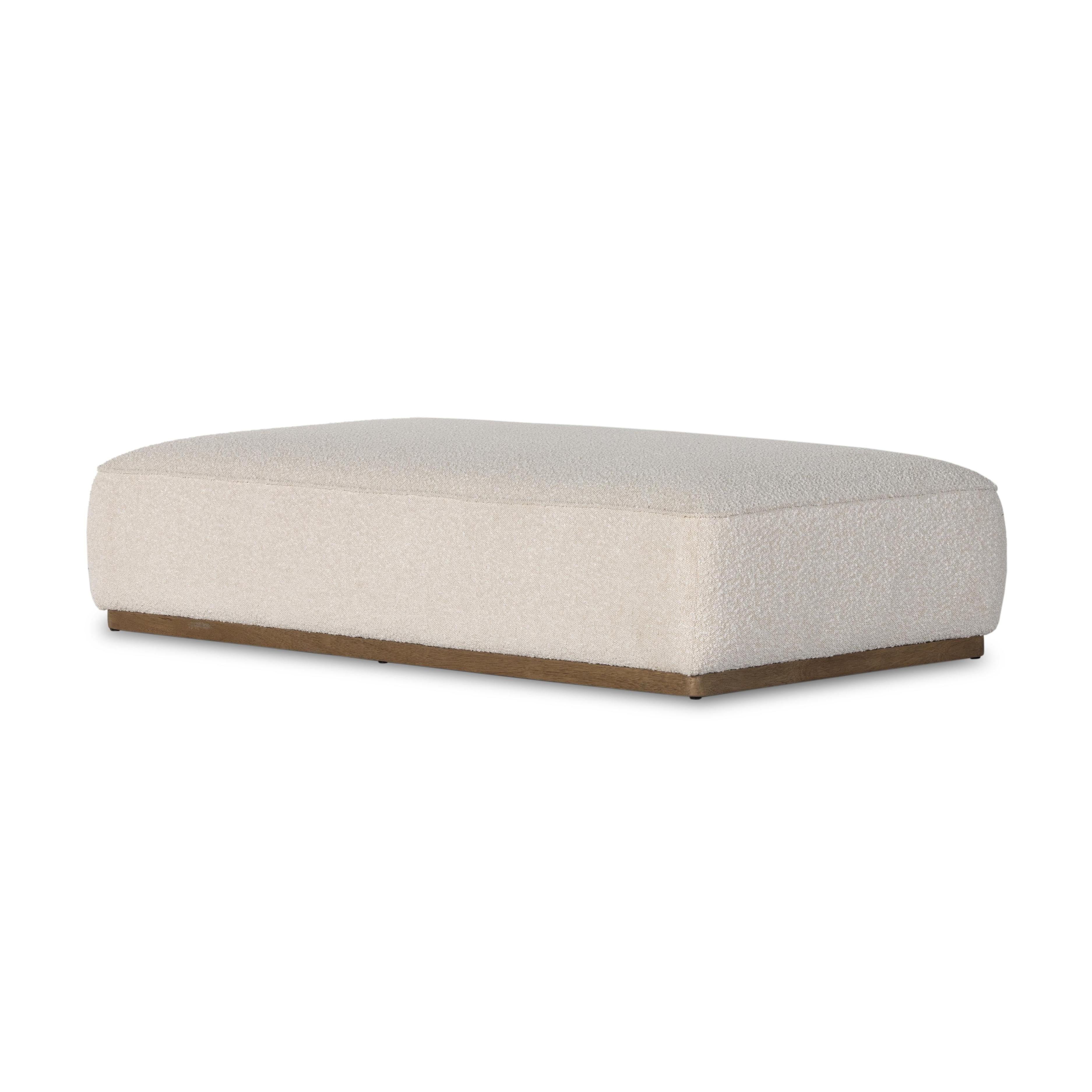 Felicity Large Ottoman angled