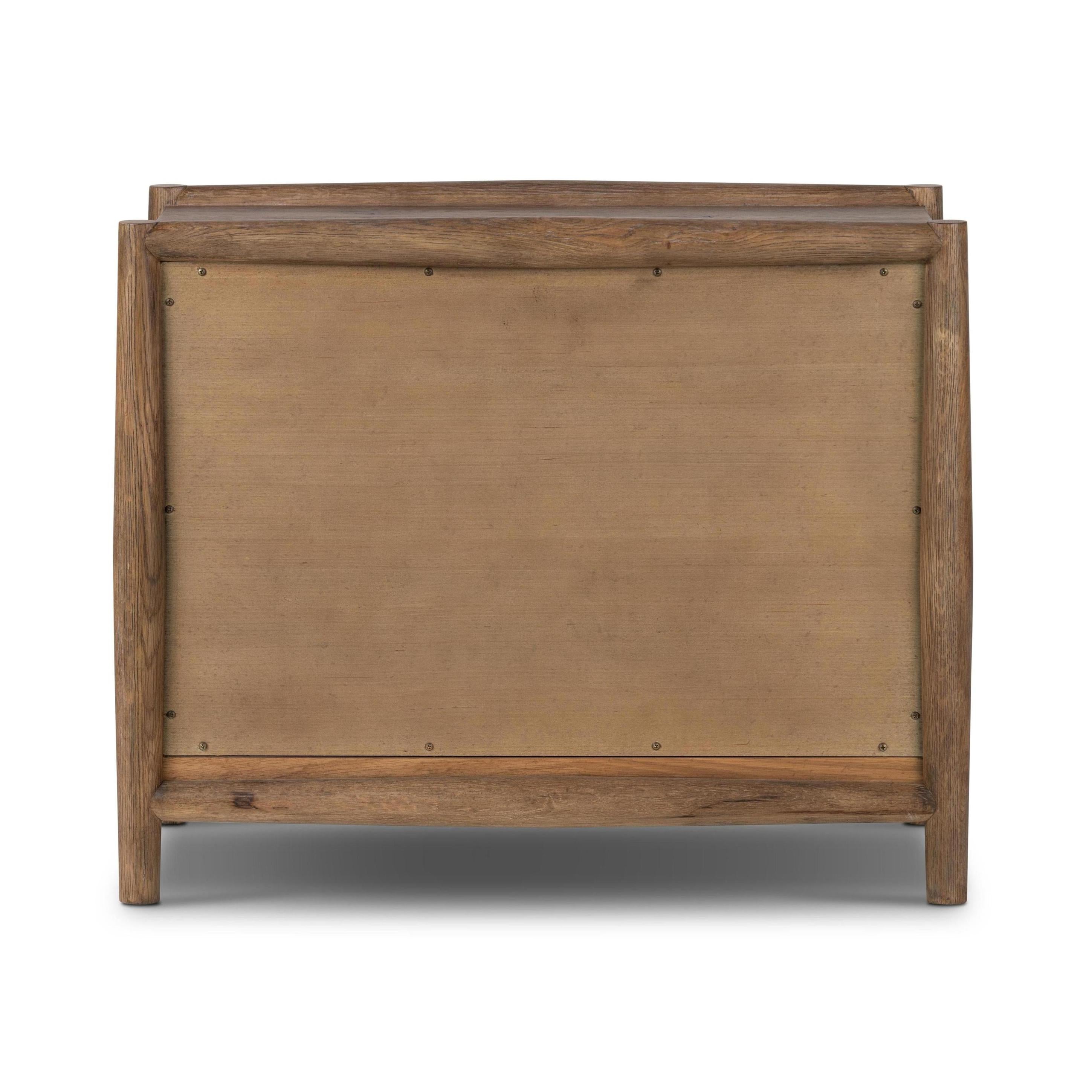 Flint Nightstand back view