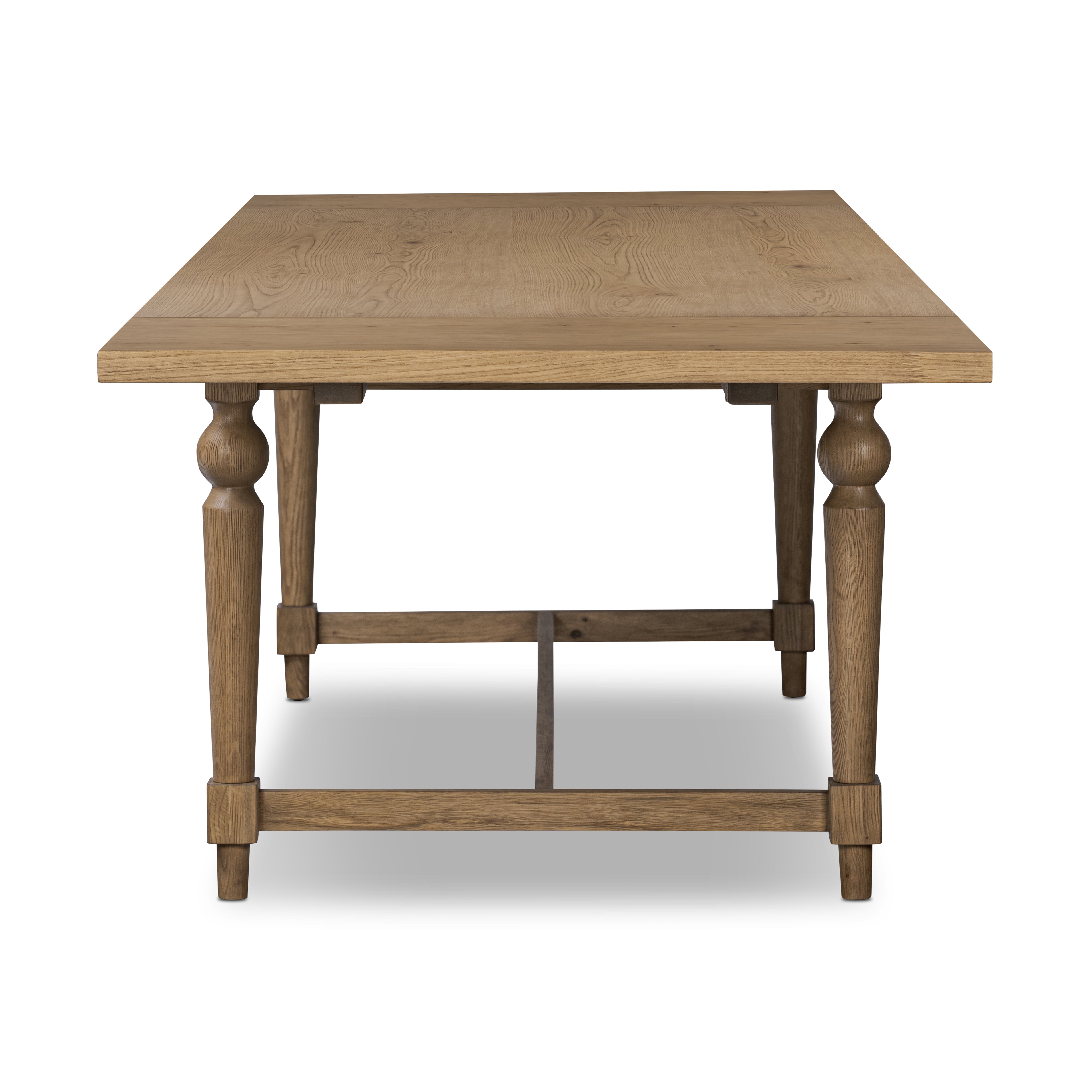 Beau Extension Dining Table end view