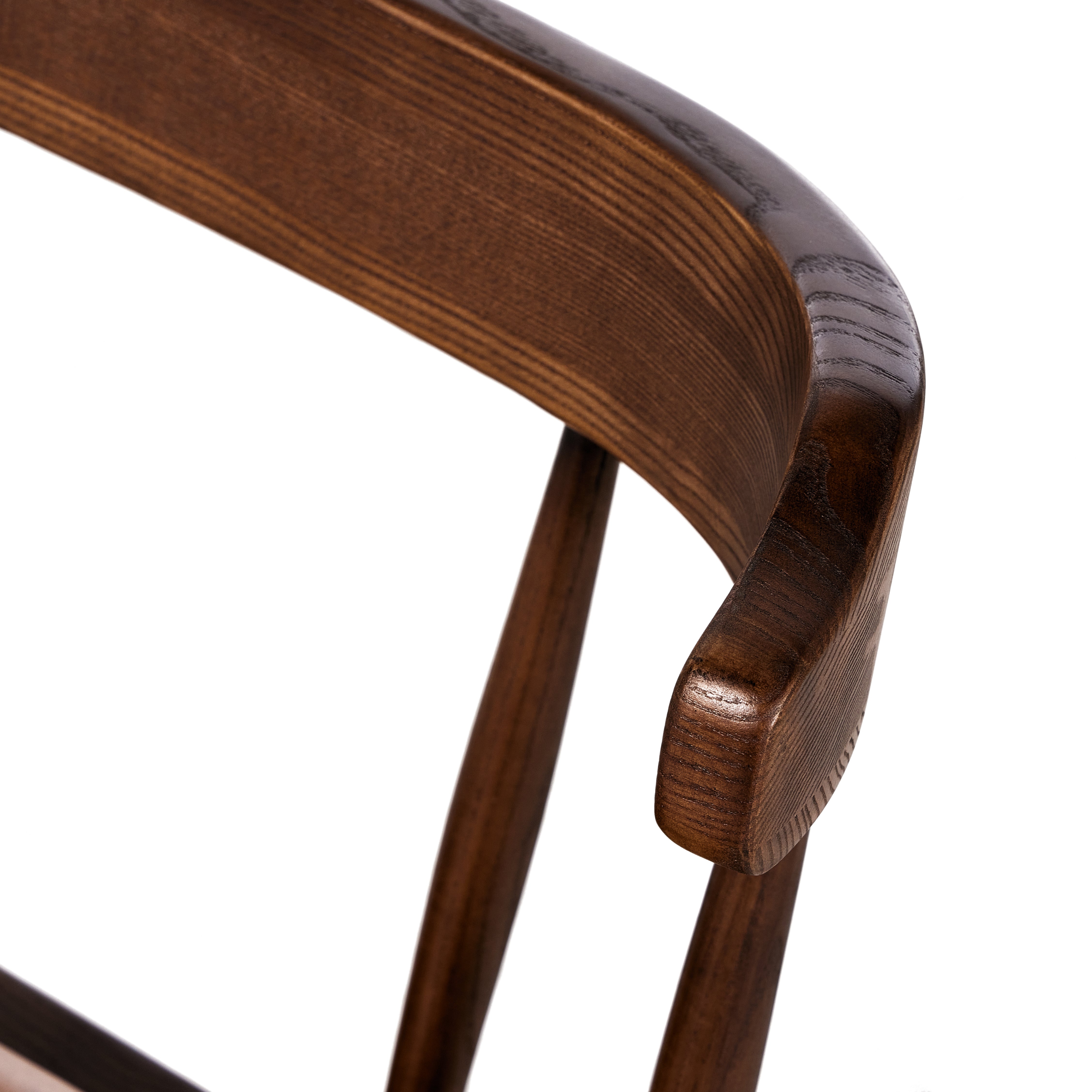 Chaps Saddle Foster Dining Chair seat back up close