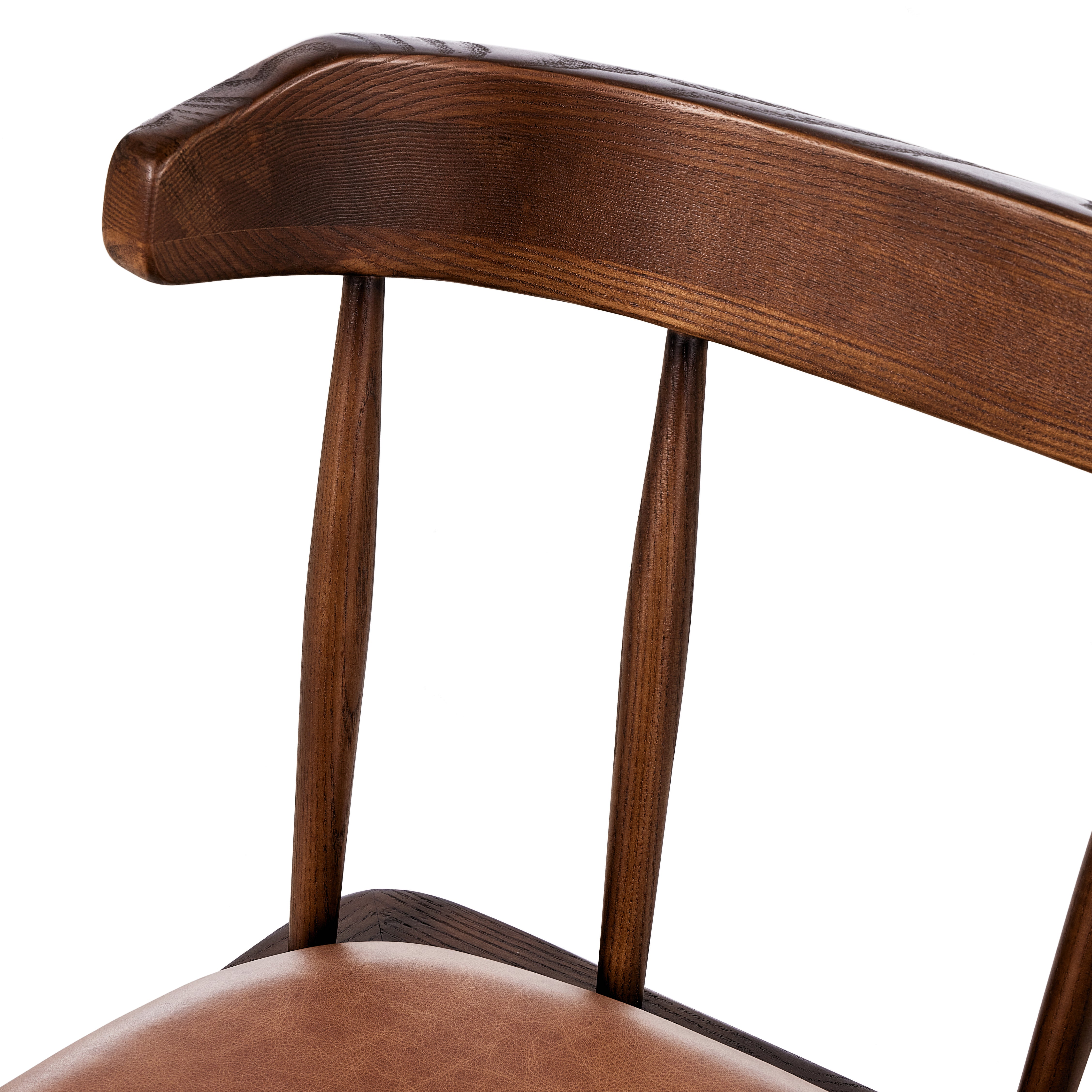 Chaps Saddle Foster Dining Chair up close