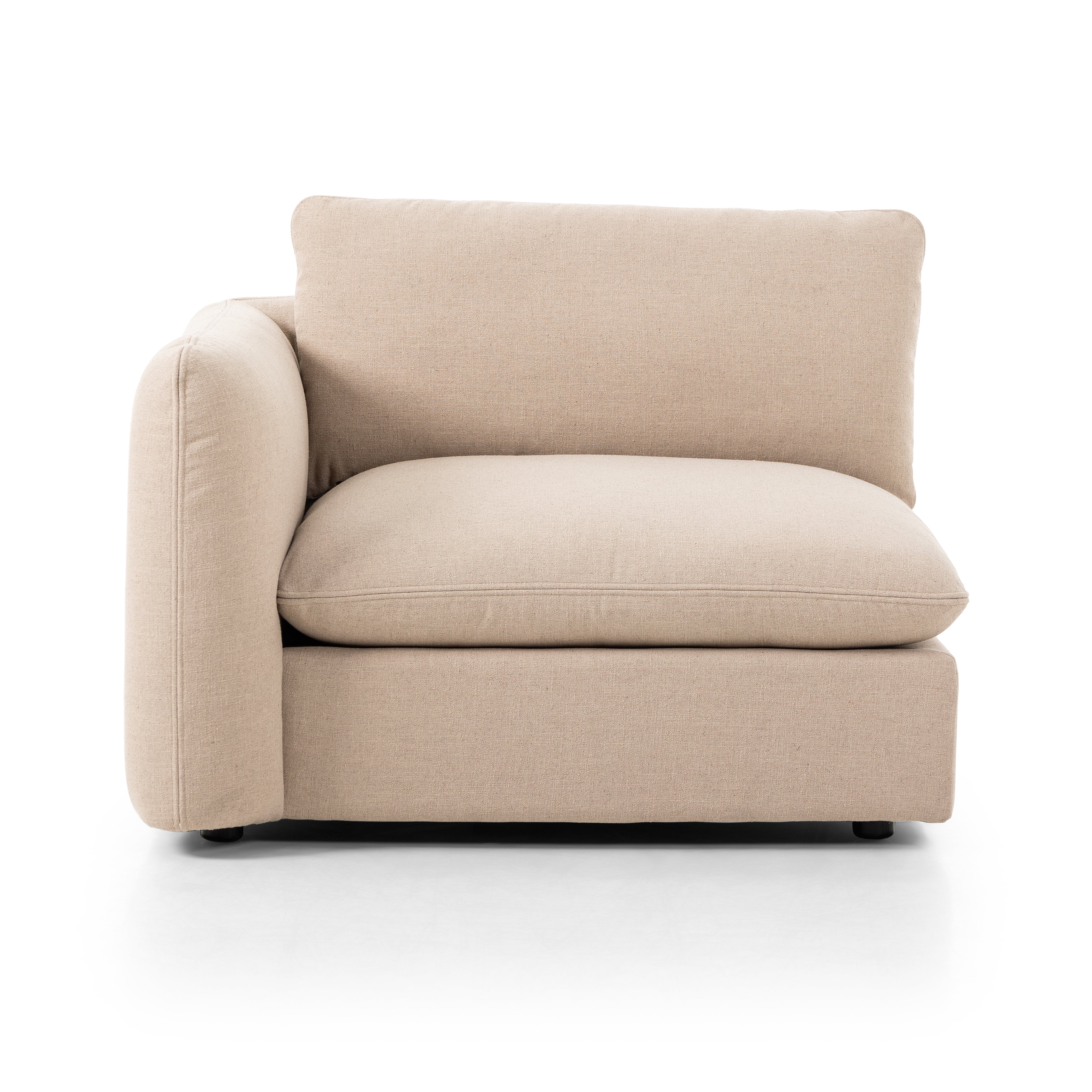 Taupe Laura Sectional Left Arm 