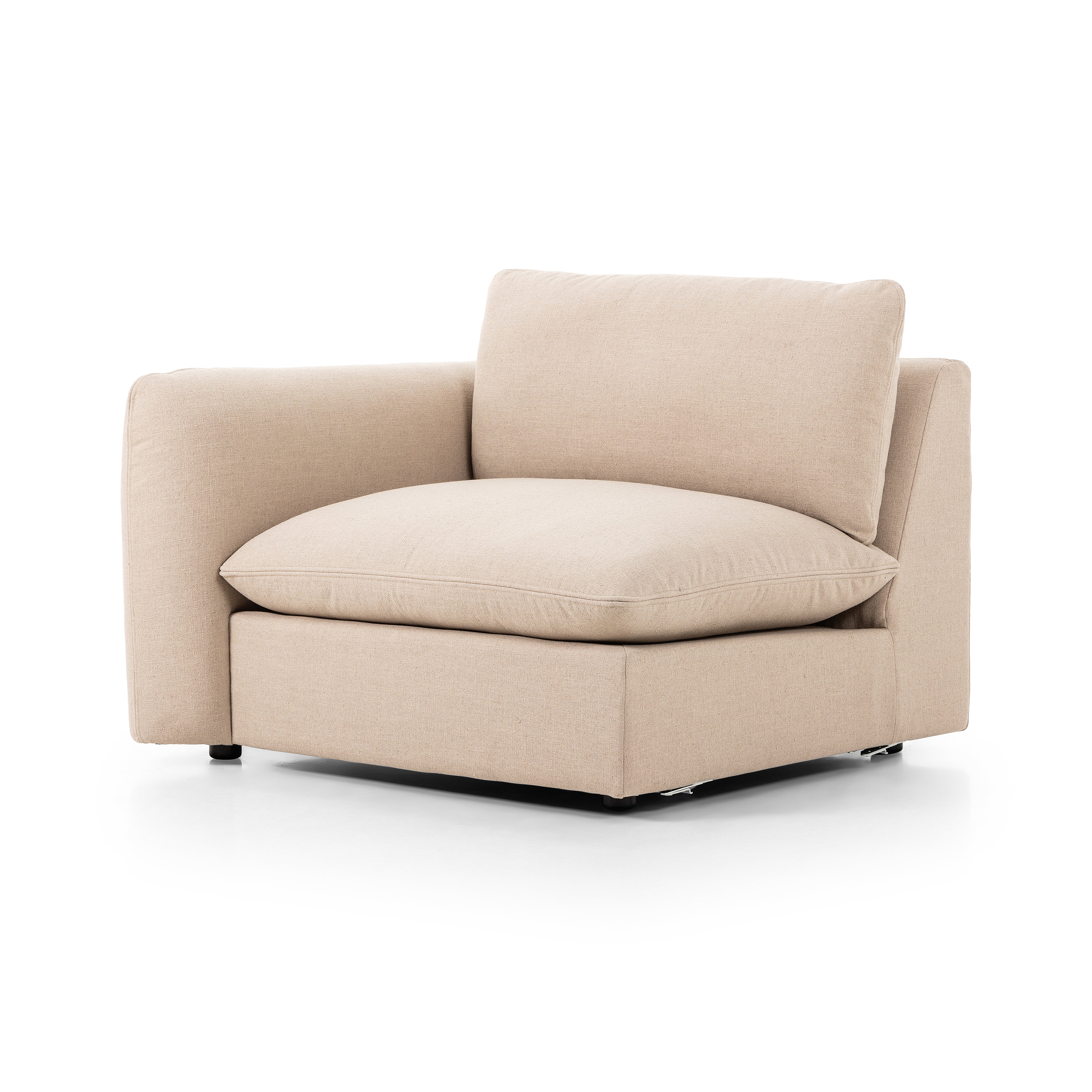 Taupe Laura Sectional Left Arm 