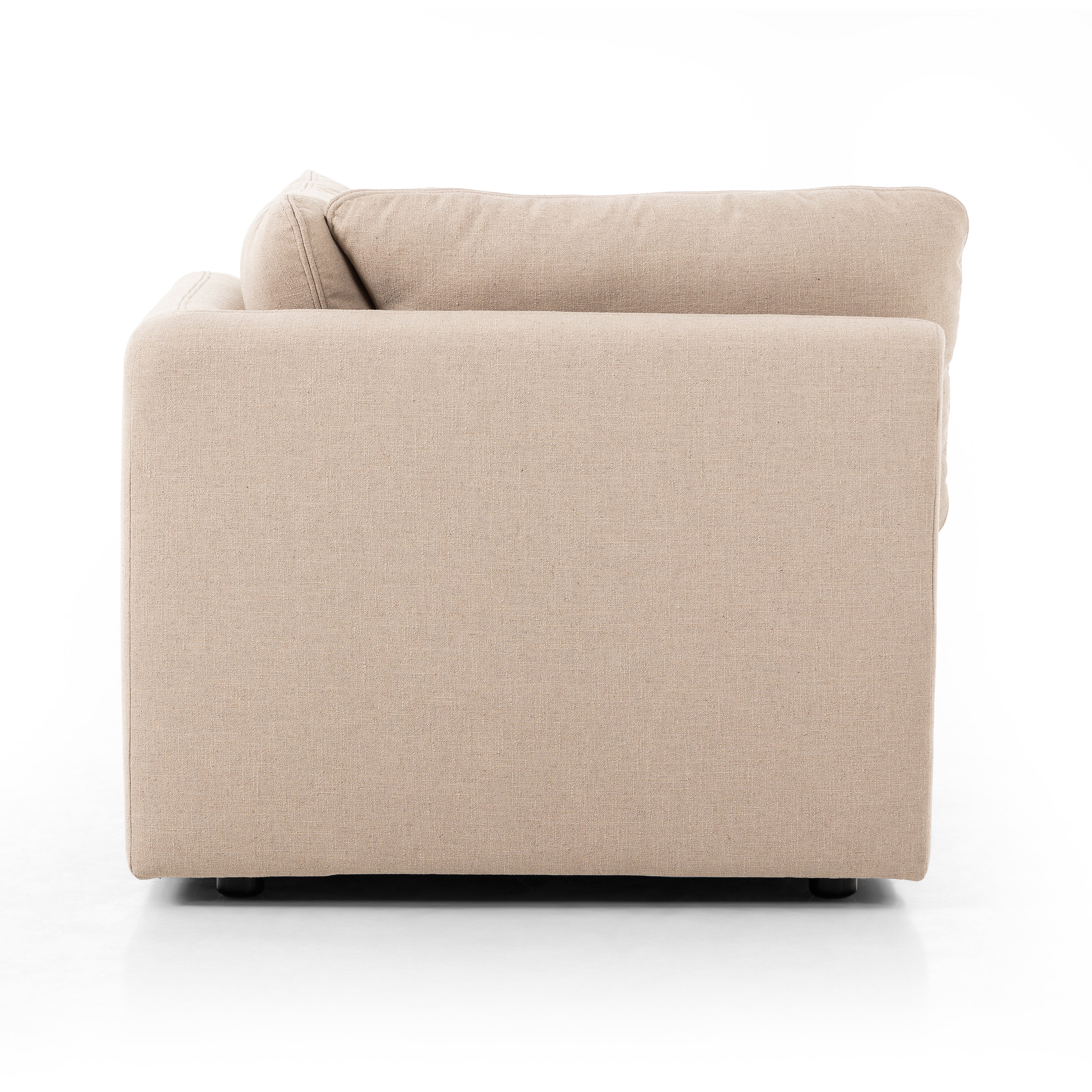 Taupe Laura Sectional Corner back view