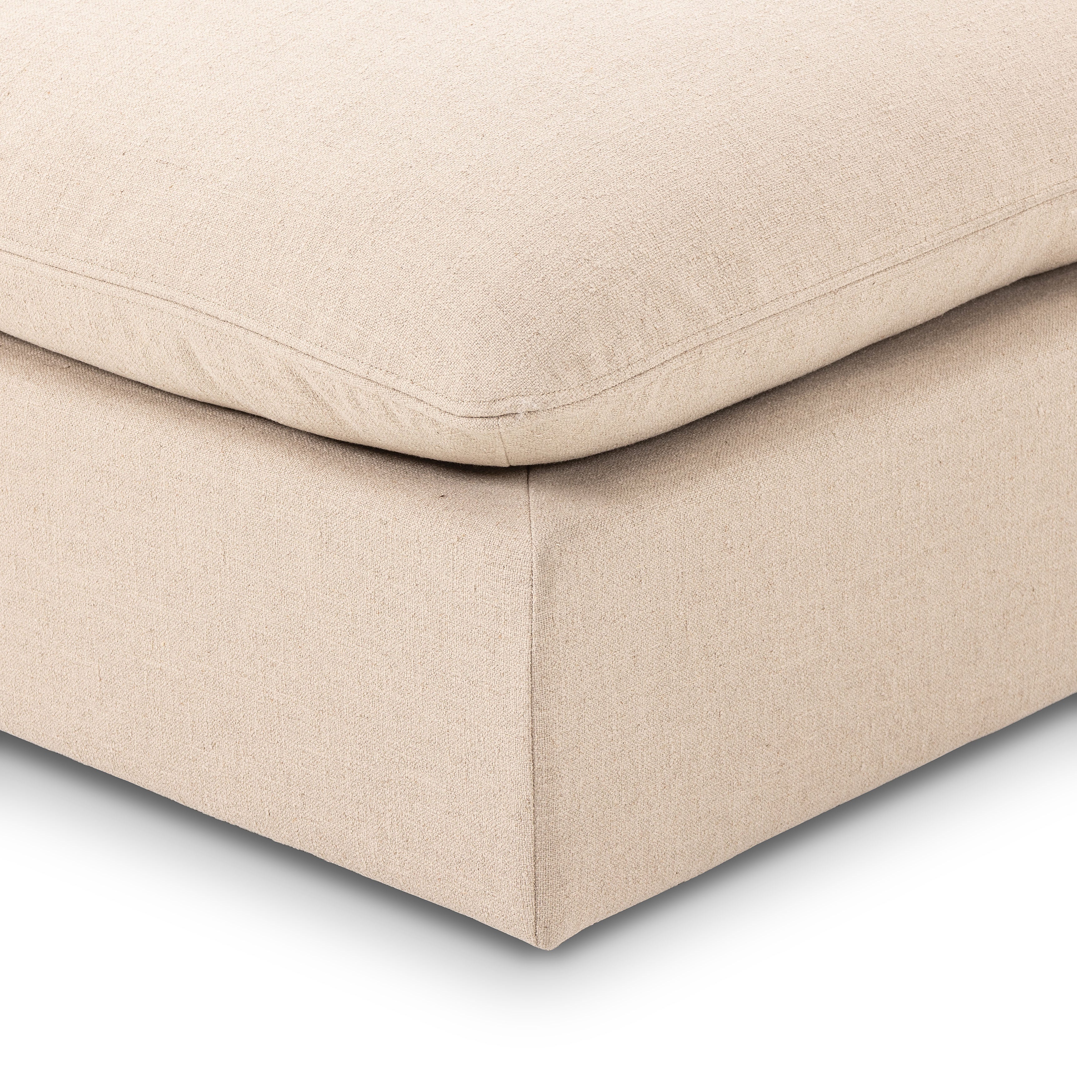 Taupe Laura Ottoman corner