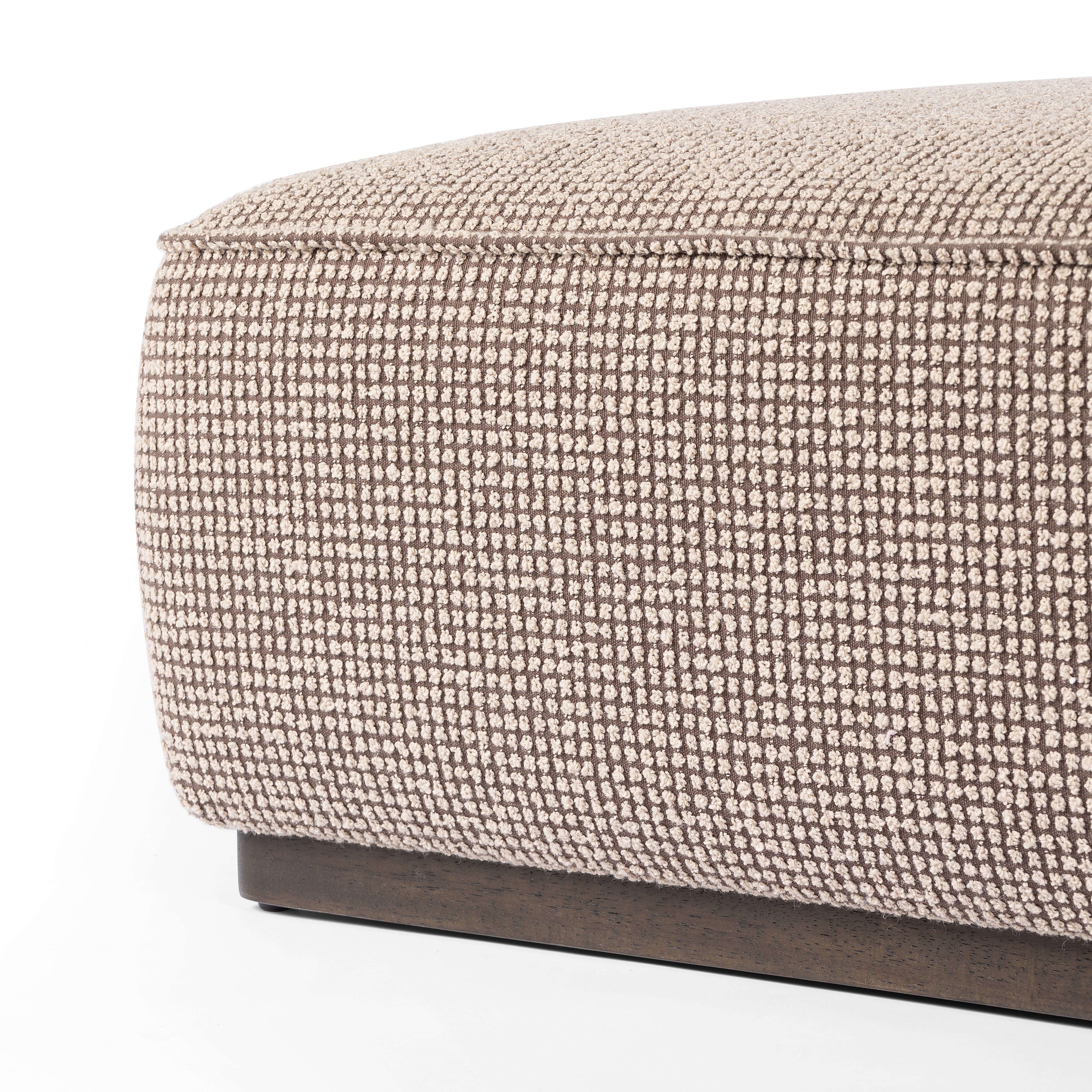 36" Porter Ottoman base up close